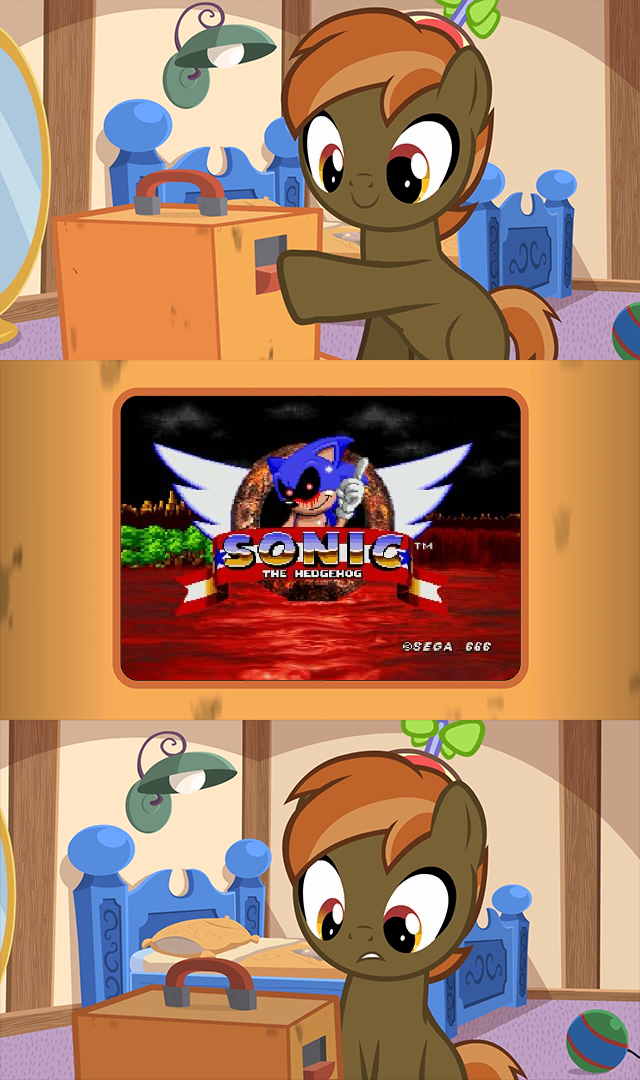 Download Sonic Exe - a creepypasta game where Sonic mutates into a