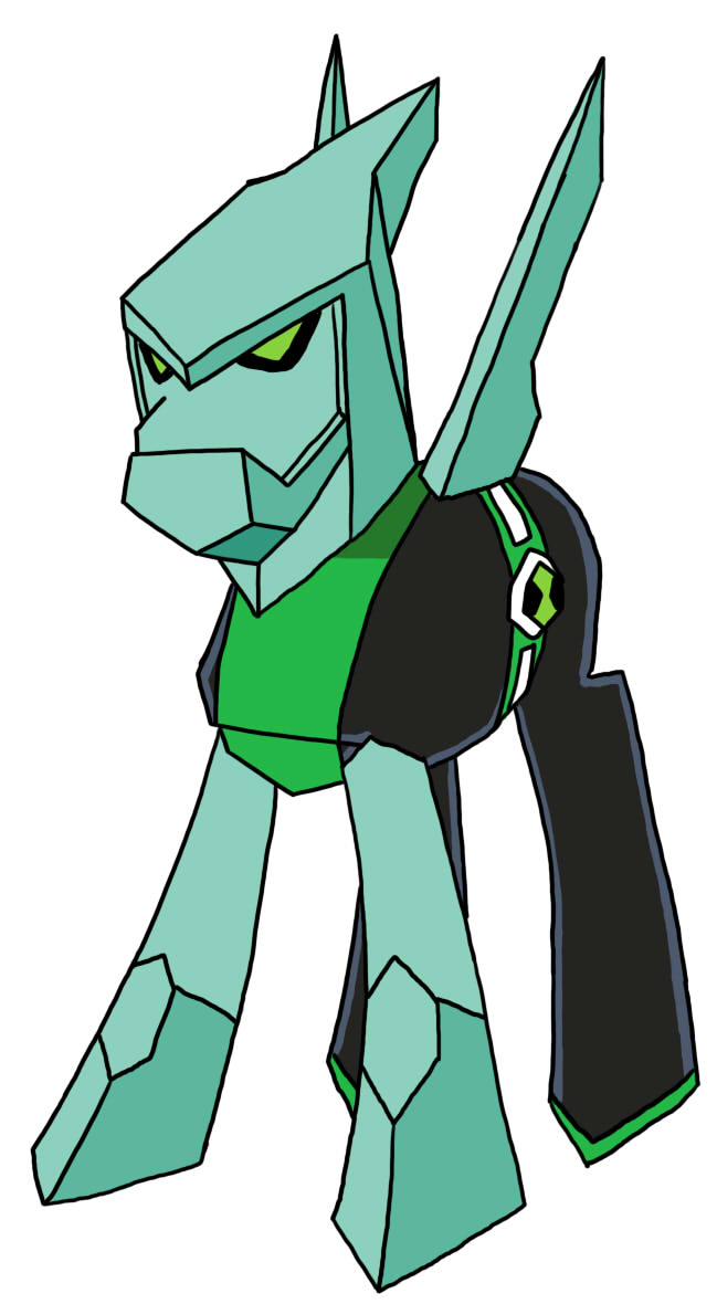 431058 - safe, artist:megaartist923, alien, ben 10, ben 10 omniverse,  conductoid, feedback, ponified, solo - Manebooru