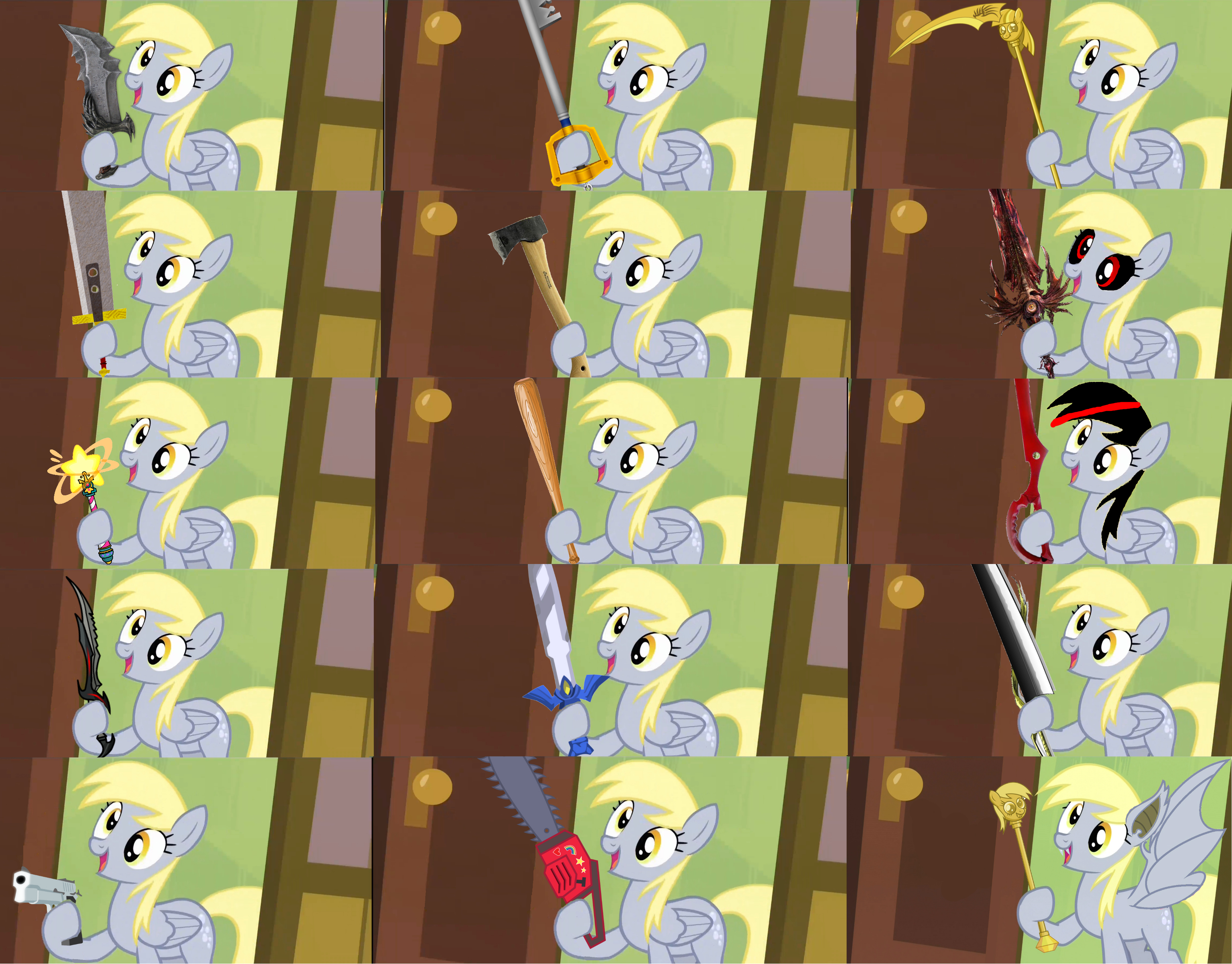 #528134 - safe, edit, edited screencap, screencap, derpy hooves, bat ...