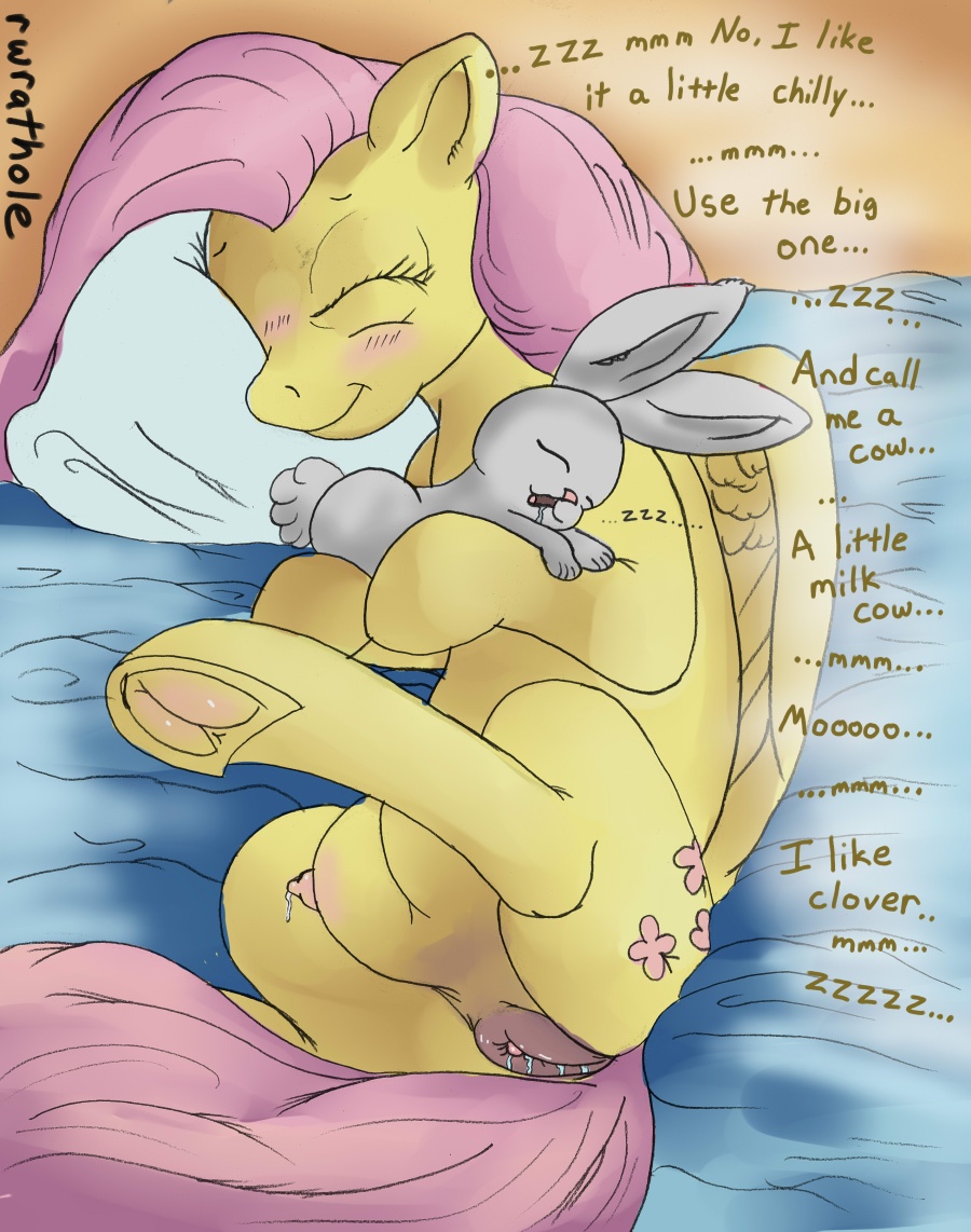 Fluttershy Big Boobs Lactating - 516299 - anatomically correct, angel bunny, artist:rwrathole ...