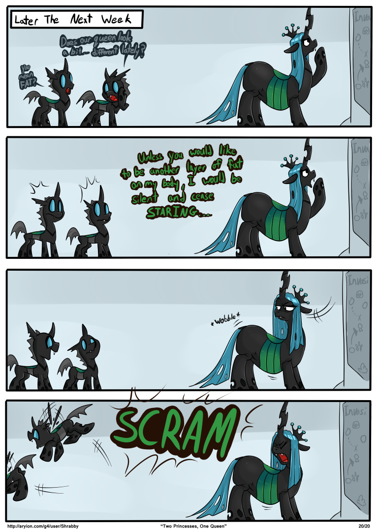 768px x 1079px - 769838 - safe, artist:shrabby, queen chrysalis, changeling, comic:two  princesses one queen, belly, bugbutt, changelings eating ponies,  chrysalispred, chubby, comic, dialogue, fat, fat fetish, funny, funny as  hell, implied vore, post-vore, queen chrysal
