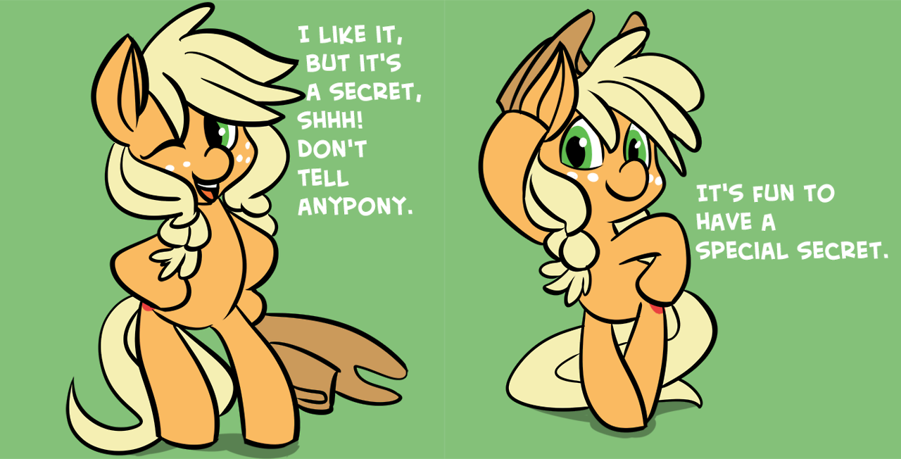 Есть маленький секрет. Пони Эпплджек в платье. Applejack Secret is out. Silly Pony MLP. Эпл Джек пони Русалка.