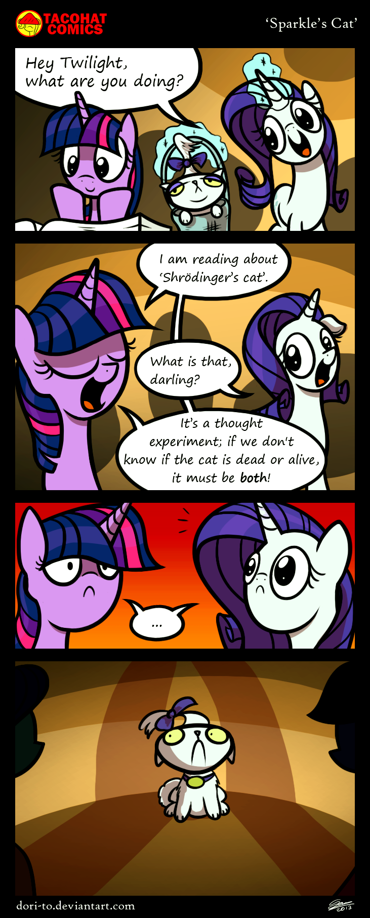 551281 Safe Artistdori To Opalescence Rarity Twilight Sparkle Comic Derpibooru 2506