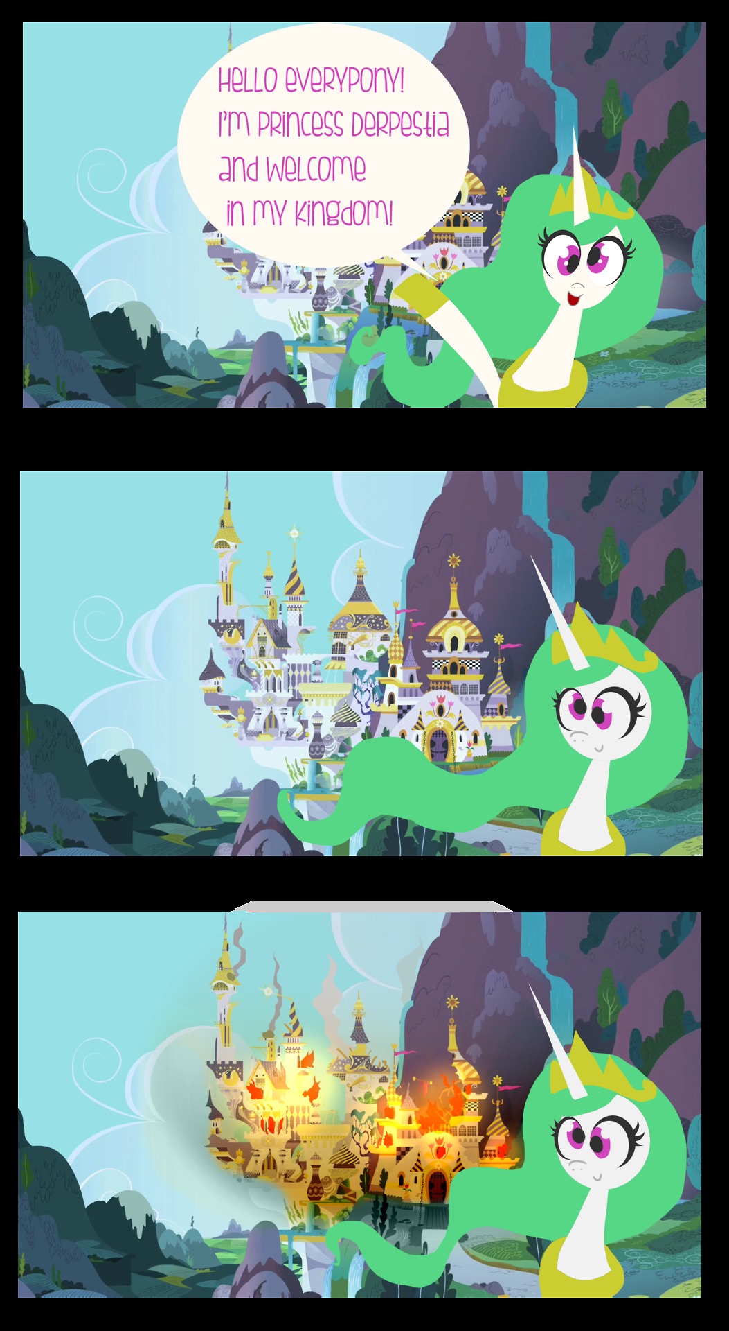 #573795 - safe, artist:jokerpony, princess celestia ...