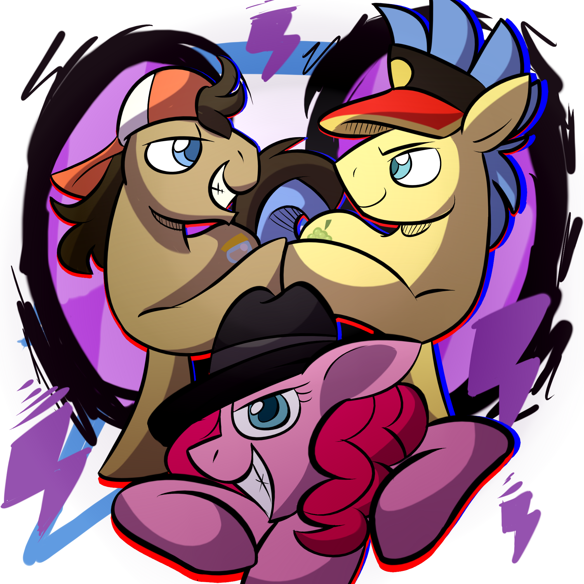 Lil Pony Rapper #621367 - safe, artist:scribblerex, doctor whooves, goldengrape, pinkie ...