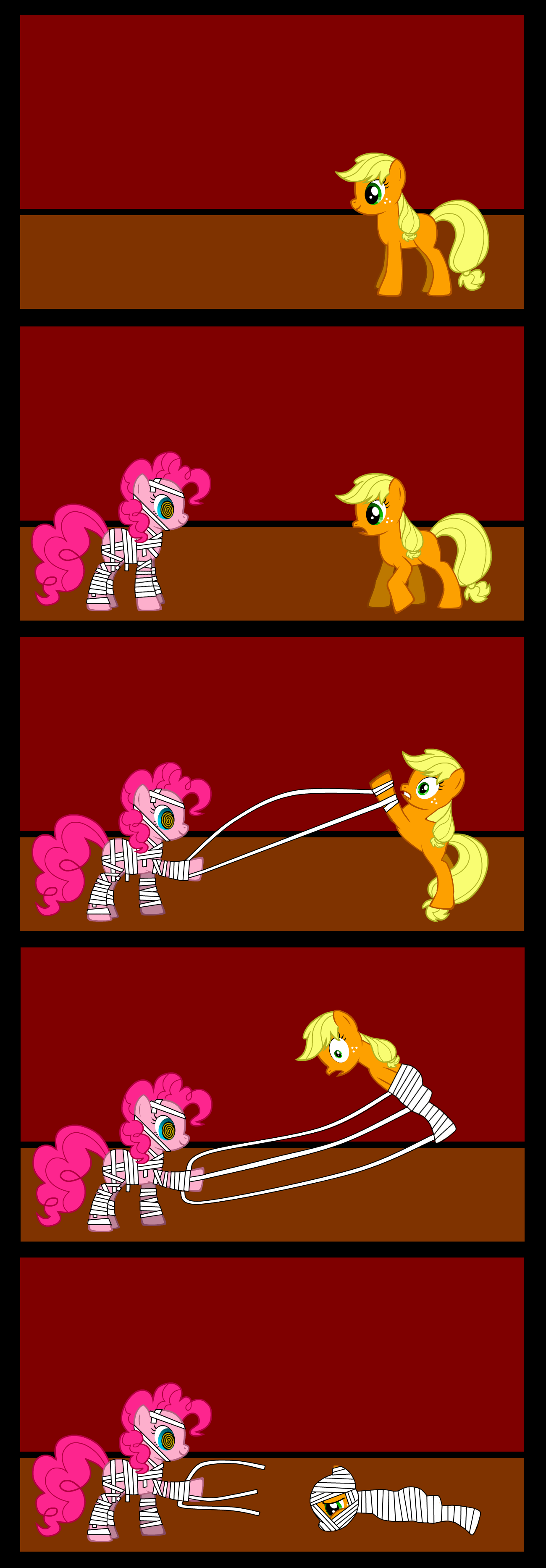 #664788 - safe, artist:hunter117x, applejack, pinkie pie, earth pony ...