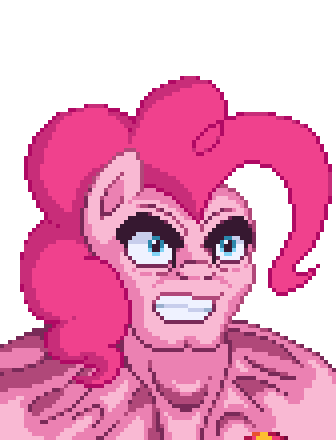 720487__safe_solo_pinkie+pie_animated_upvotes+galore_parody_pixel+art_transparent+background_doom_shouting.gif