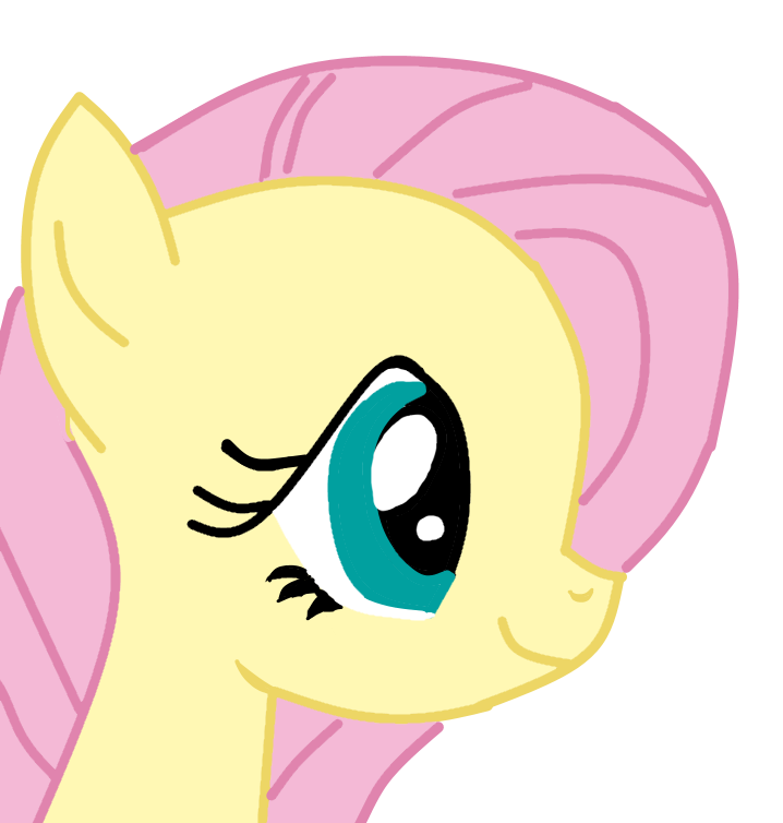 725968 safe, fluttershy, the return of harmony, female, happy, paint