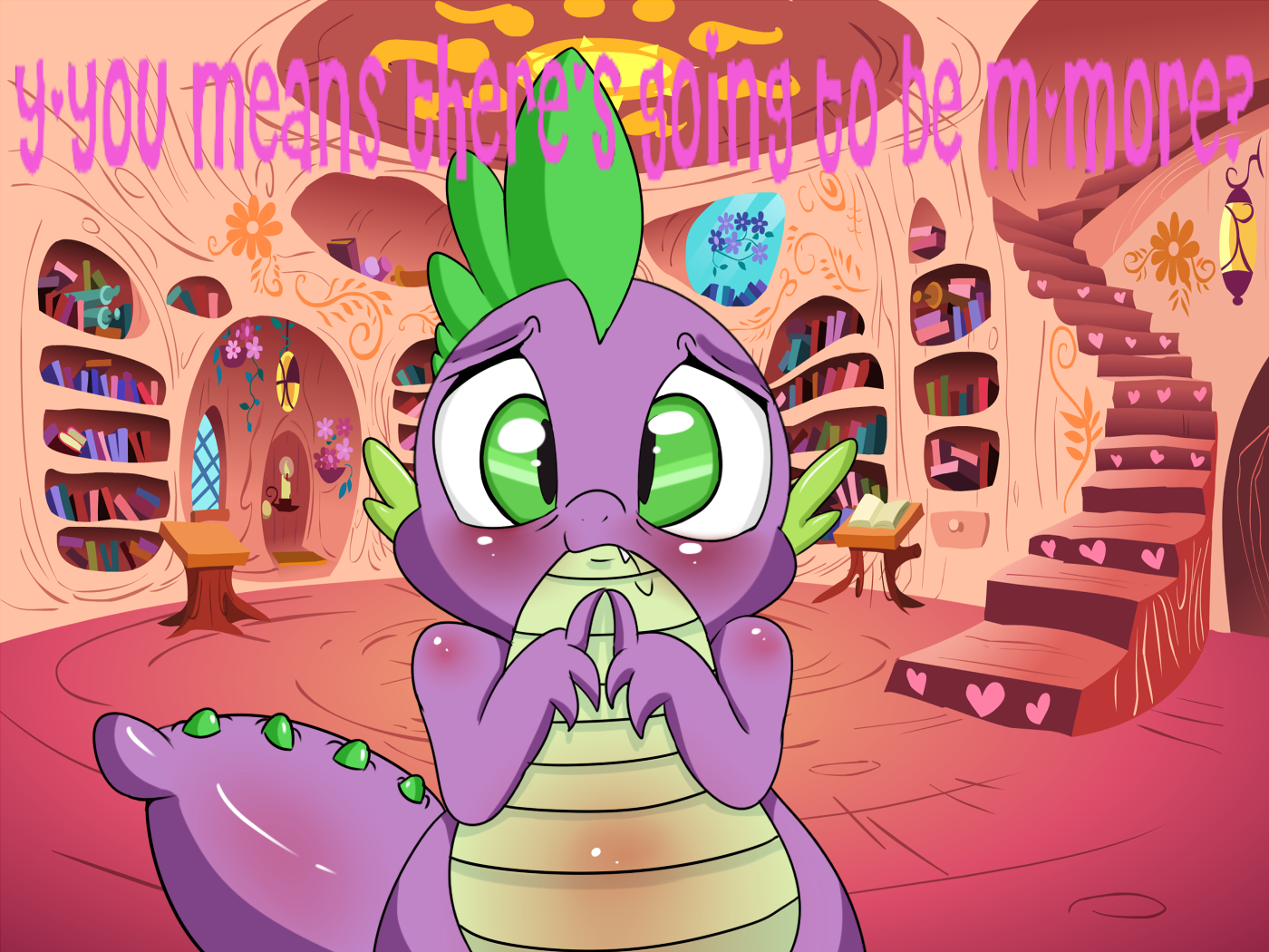 1003131 - suggestive, artist:digitaldomain123, spike, g4, blushing, digital  art, male, solo - Derpibooru