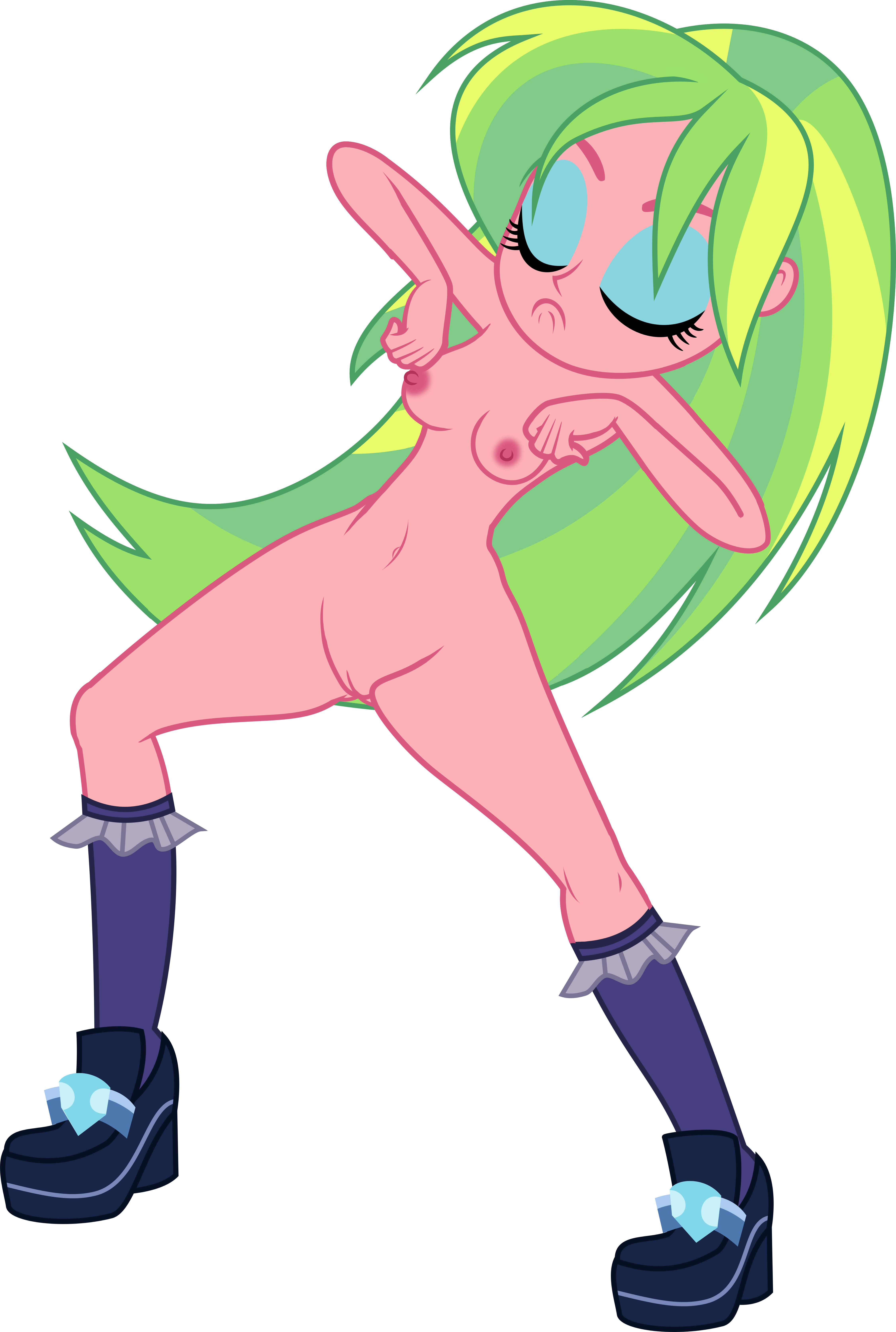 1005766 - explicit, artist:dirty mike, artist:xebck, edit, lemon zest,  human, equestria girls, g4, my little pony equestria girls: friendship  games, absurd resolution, belly button, breasts, female, krumping, nipples,  nude edit, nudity, shoes