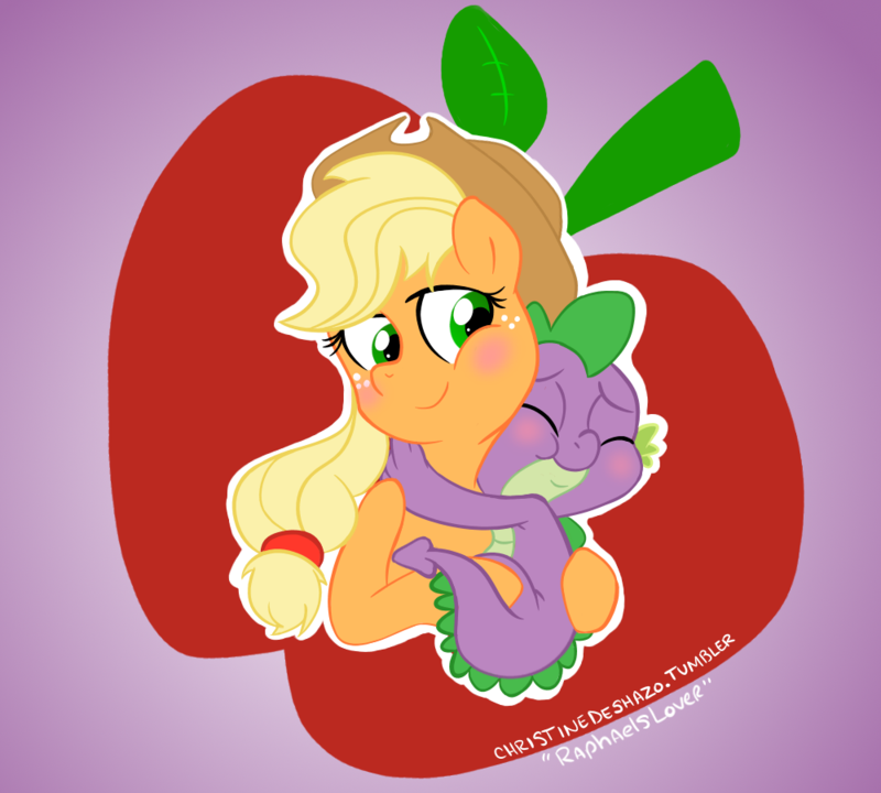 spike and applejack hentai