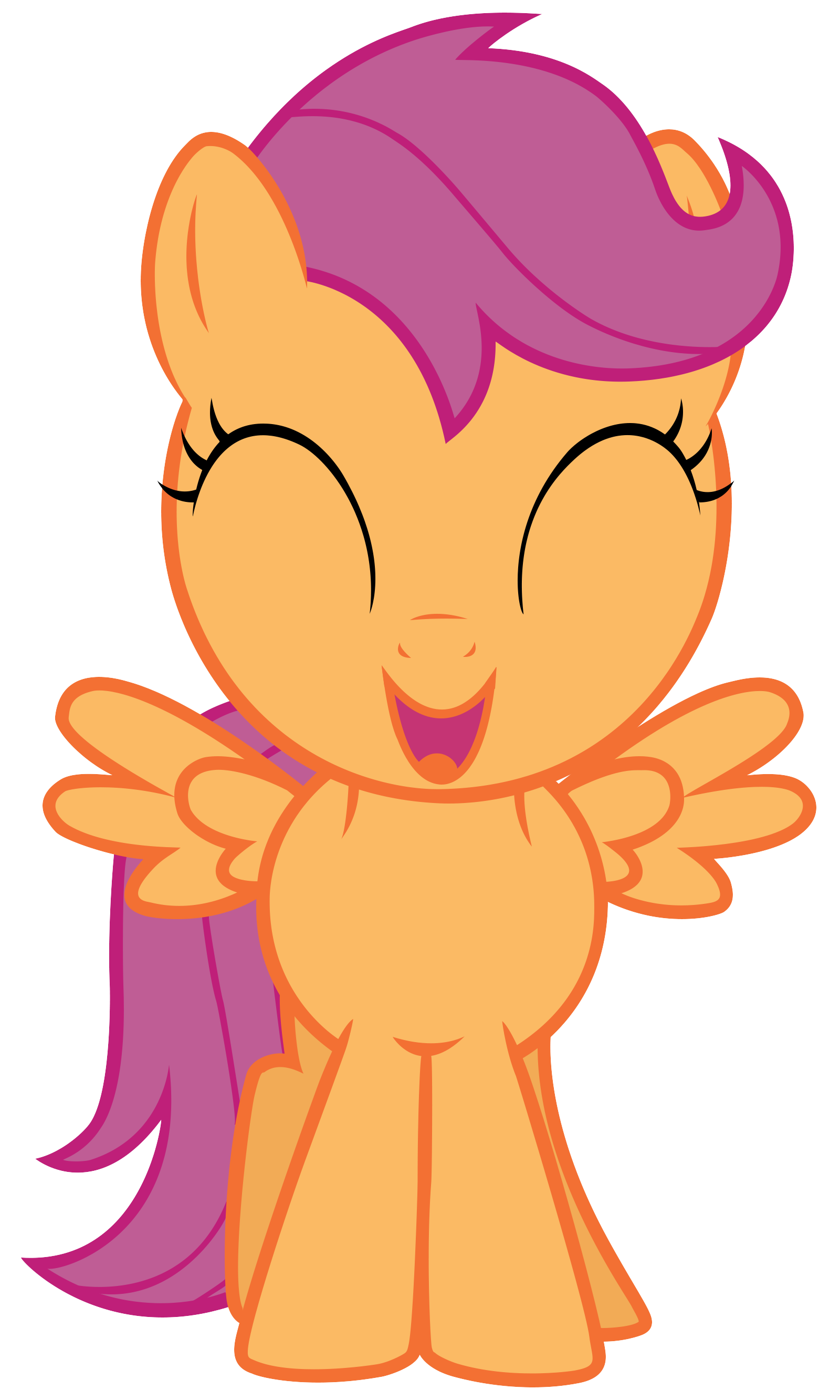 0255 Artist Invictusnoctis Cute Cutealoo Eyes Closed Happy Open Mouth Safe Scootaloo Simple Background Smiling Solo Transparent Background Vector Derpibooru