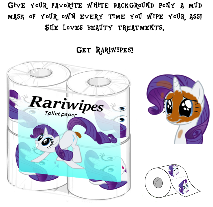 Mlp Rarity Poop #820139 - questionable, rarity, g4, fake ad, female, joke, poop, scat ...