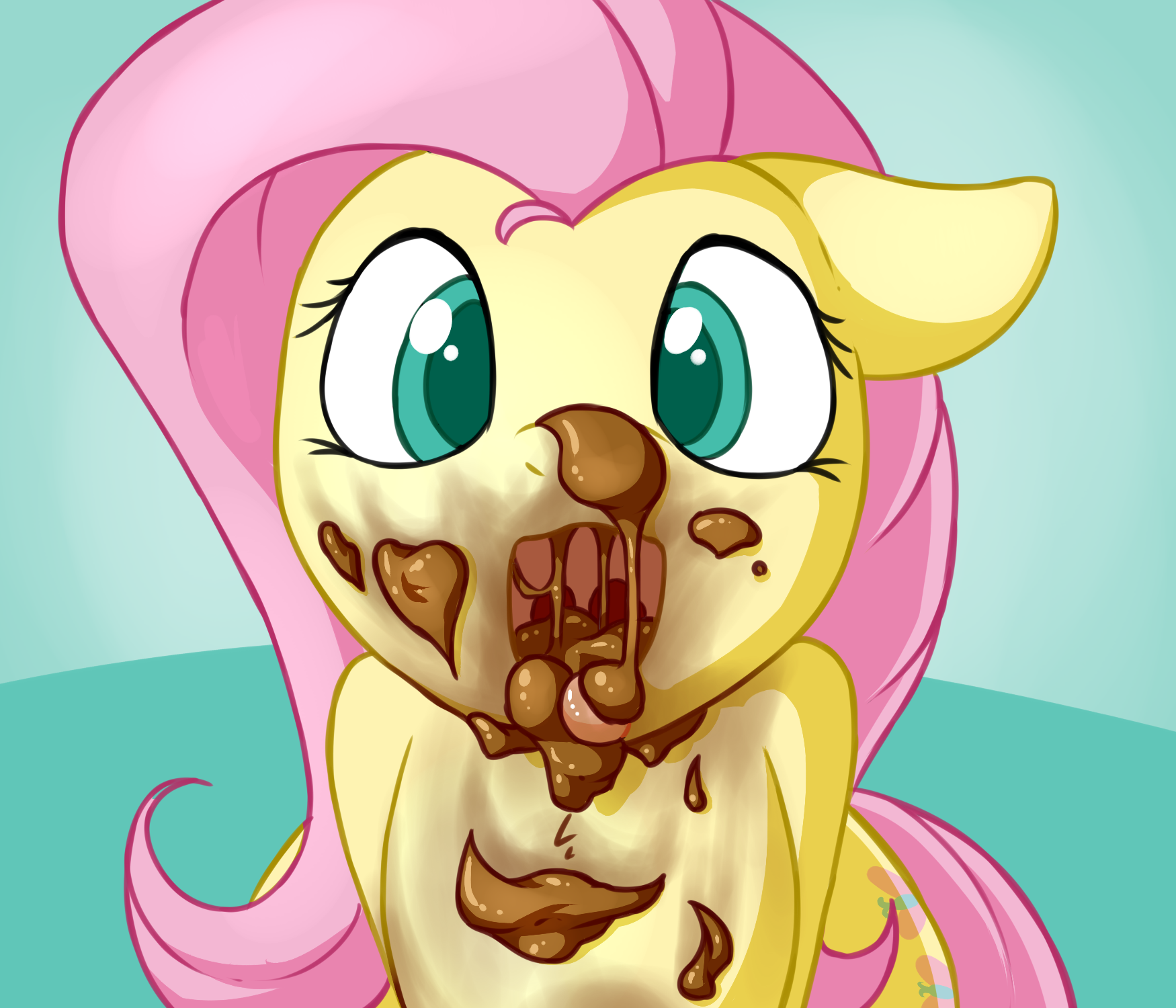 My Little Pony Scat Porn - 881384 - explicit, grotesque, artist:fearingfun, fluttershy, dirty, female,  floppy ears, happy, looking at you, open mouth, poop, poop eating, scat,  sexy, smiling, solo, solo female, tongue out - Derpibooru