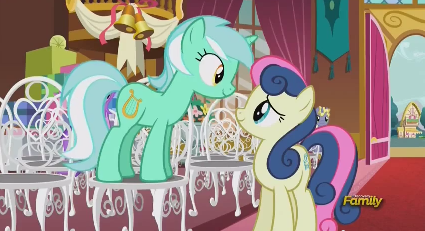 Image result for lyra and bonbon married"