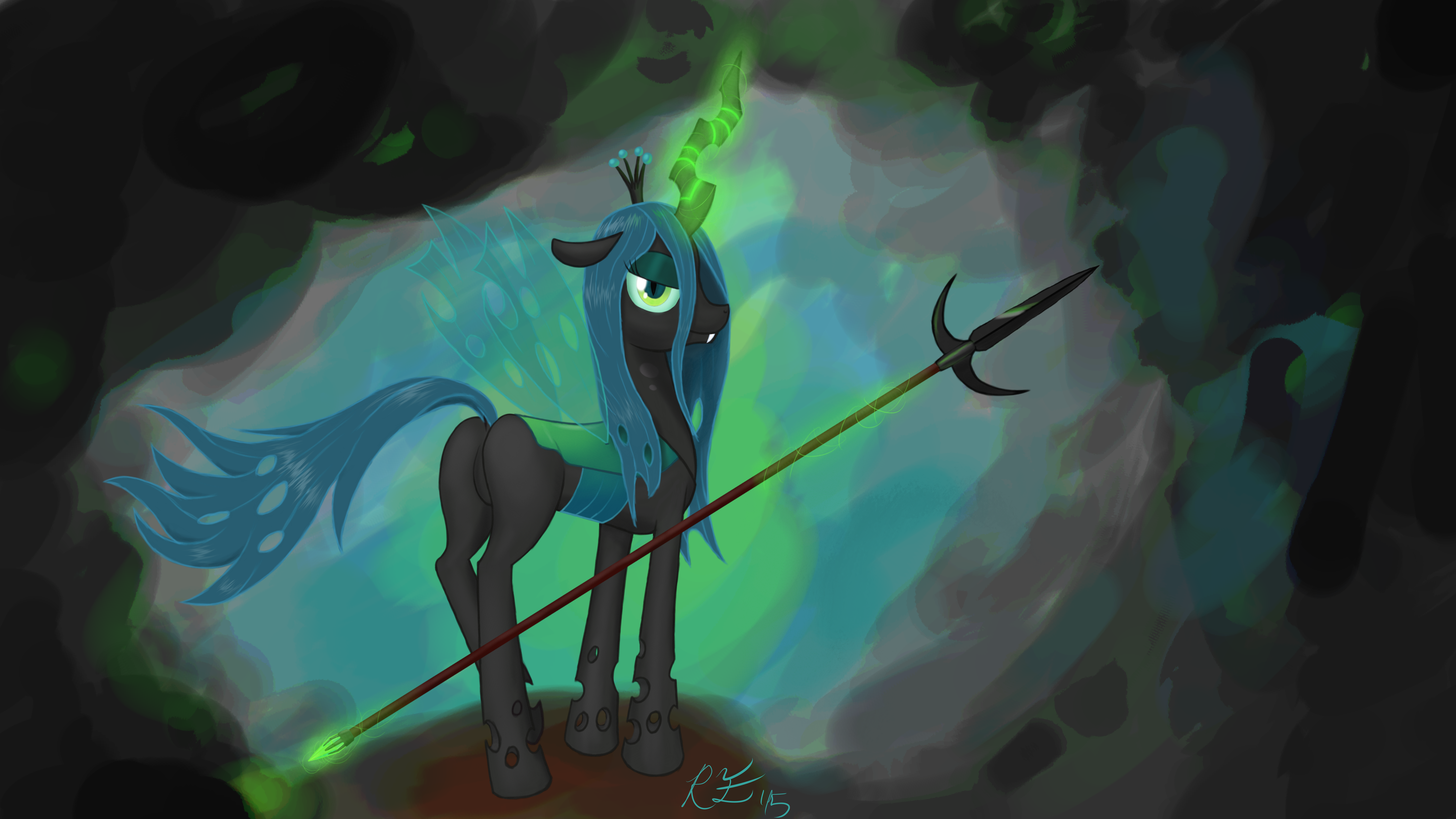 Magical Ranseur #921397 - suggestive, artist:tomayto, queen chrysalis, g4, bedroom eyes ...