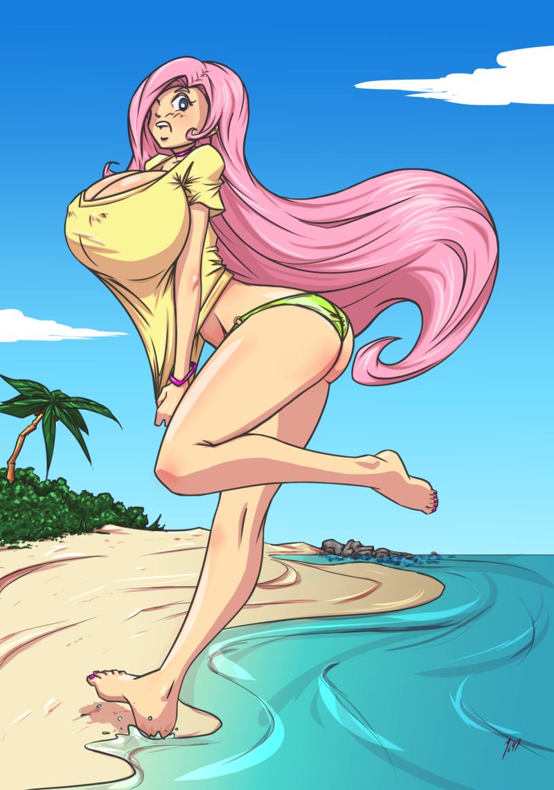 Fluttershy Huge Boobs Porn - 927287 - questionable, artist:n647, fluttershy, human, g4, barefoot, beach, big  breasts, bikini, breasts, busty fluttershy, clothes, erect nipples, feet,  female, huge breasts, humanized, light skin, nail polish, nipple outline,  solo, solo female,