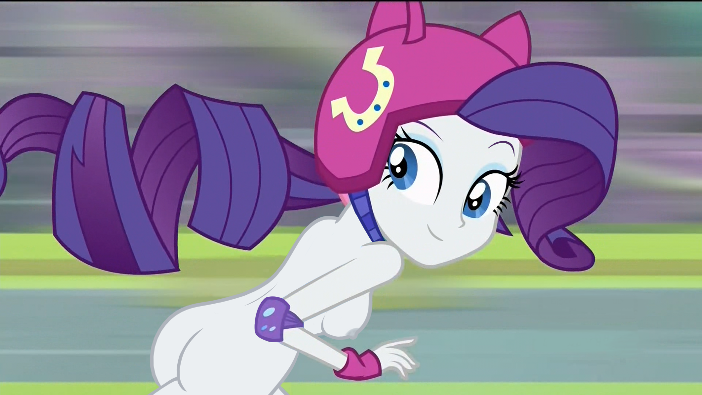 988789 - questionable, edit, edited screencap, screencap, rarity, human, equestria  girls, g4, my little pony equestria girls: friendship games, ass, breasts,  butt, female, helmet, nipples, nude edit, nudity, rearity, sideboob, solo,  solo