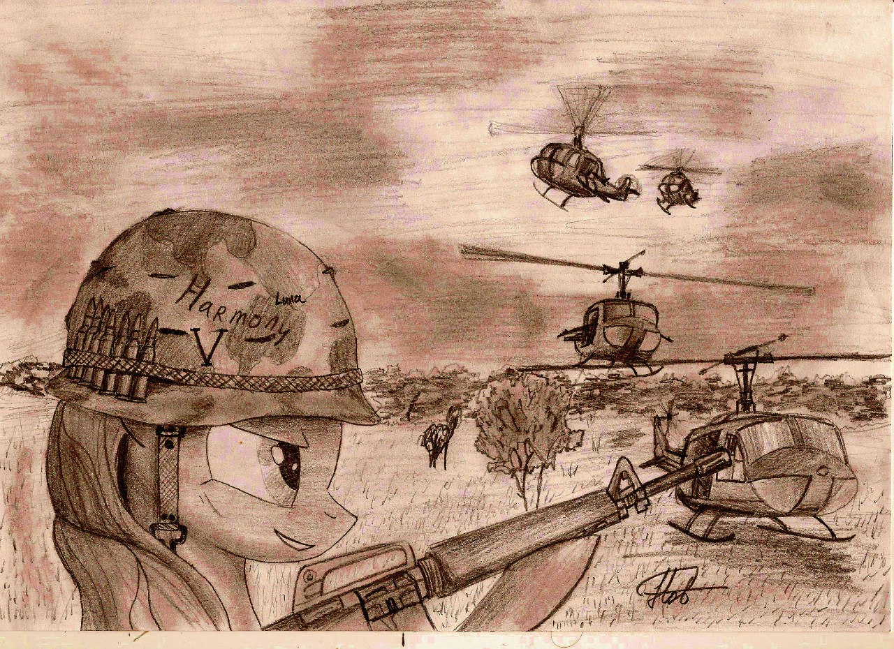 Вьетнамская война рисунки