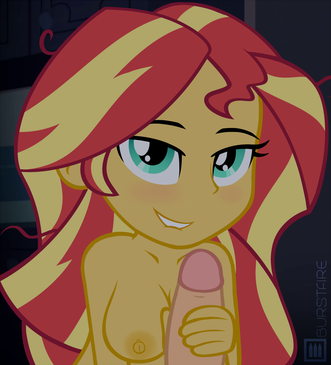 1058px x 1166px - 1291161 - explicit, artist:burstfire, sunset shimmer, equestria girls,  bedroom eyes, breasts, busty sunset shimmer, female, grin, handjob, human  penis, lip bite, looking at you, male, male pov, nipples, nudity, offscreen  character, penis,