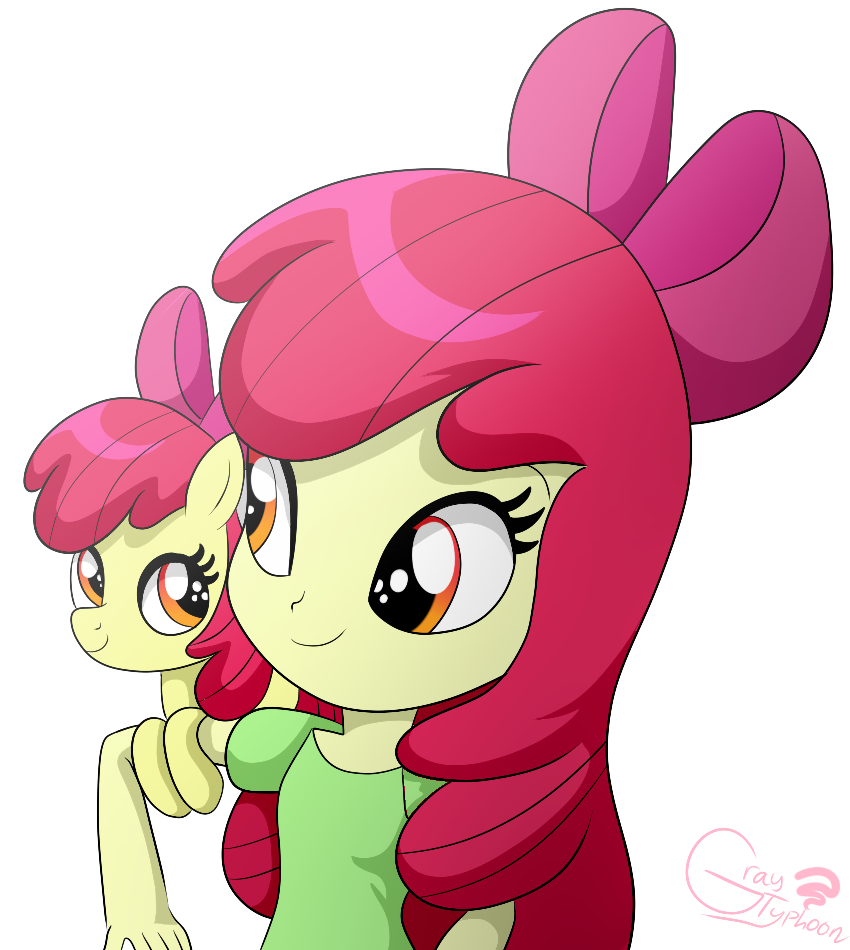 Apple bloom human
