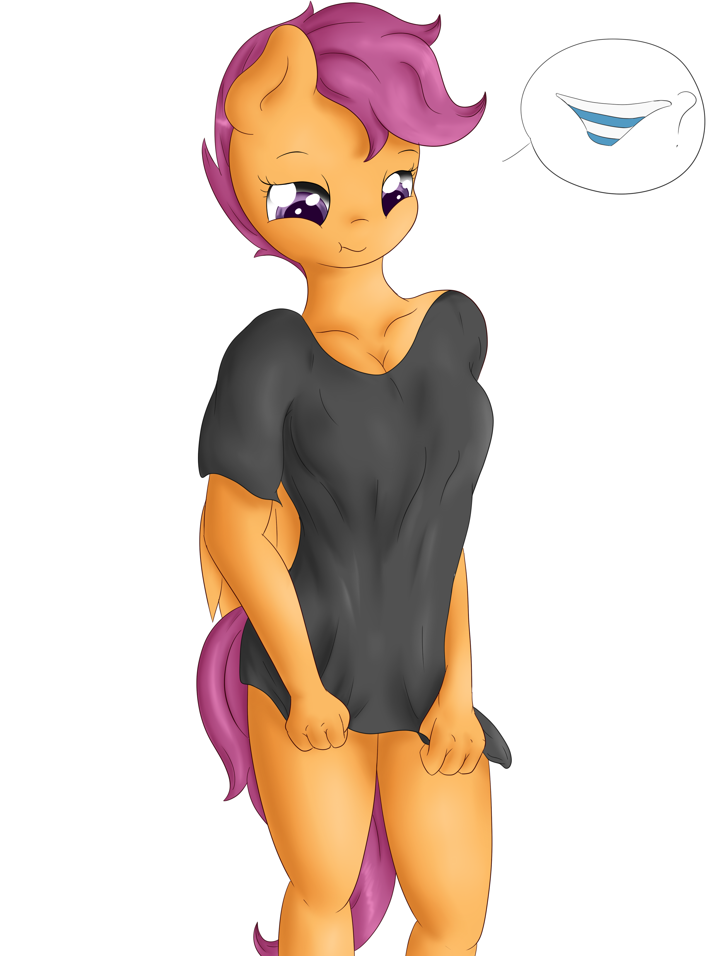 1137934 Questionable Artistfluttair Scootaloo Anthro G4 I Bedroom Eyes Bottomless 3279