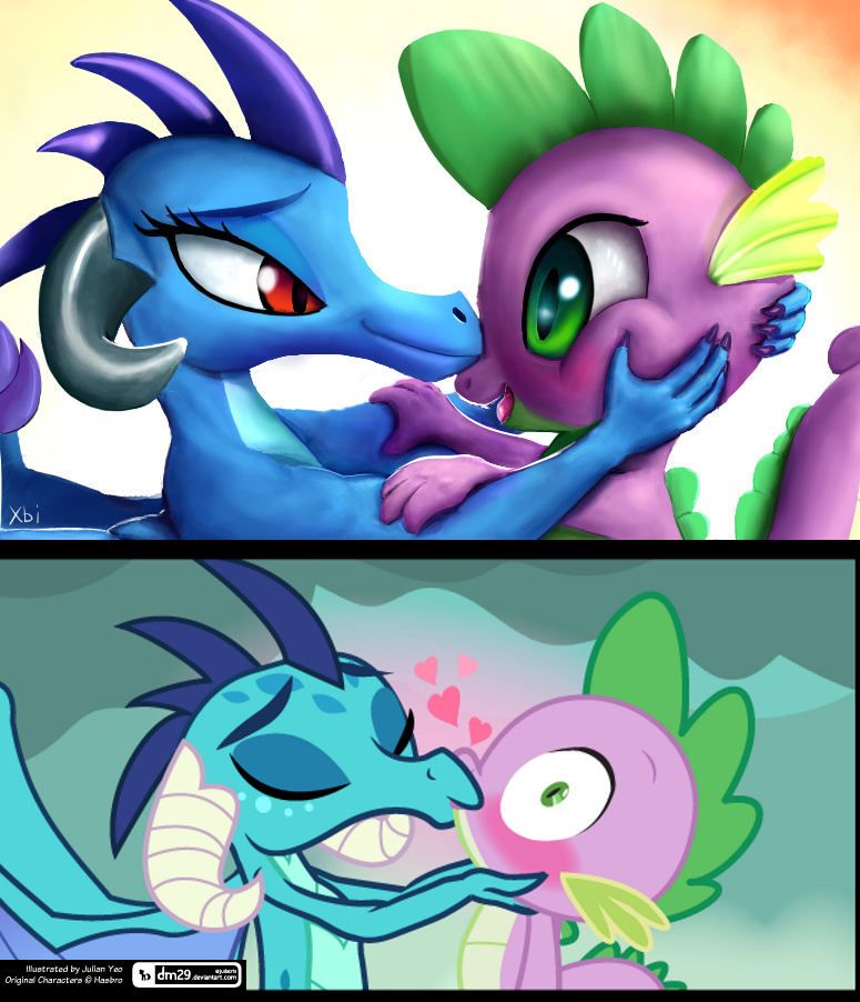 #1161637 - artist:dm29, artist:xbi, crush, cute, dragon 
