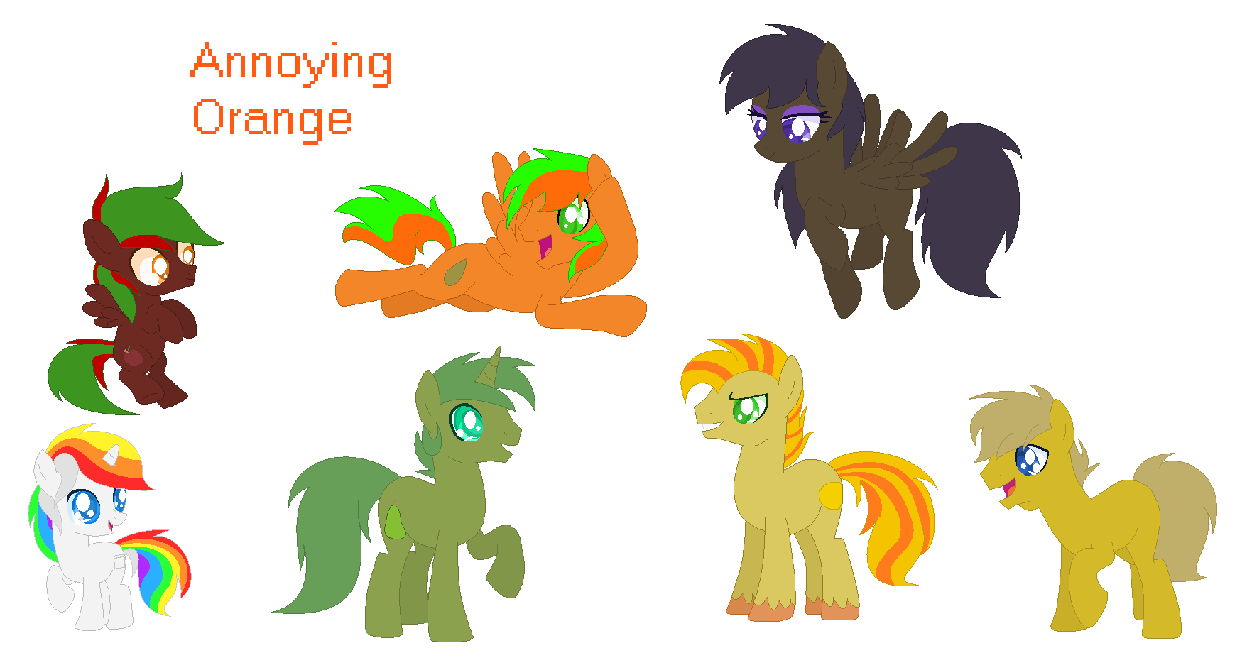 1570225 Annoying Orange Artist Jennycrossoverpaints Ponified