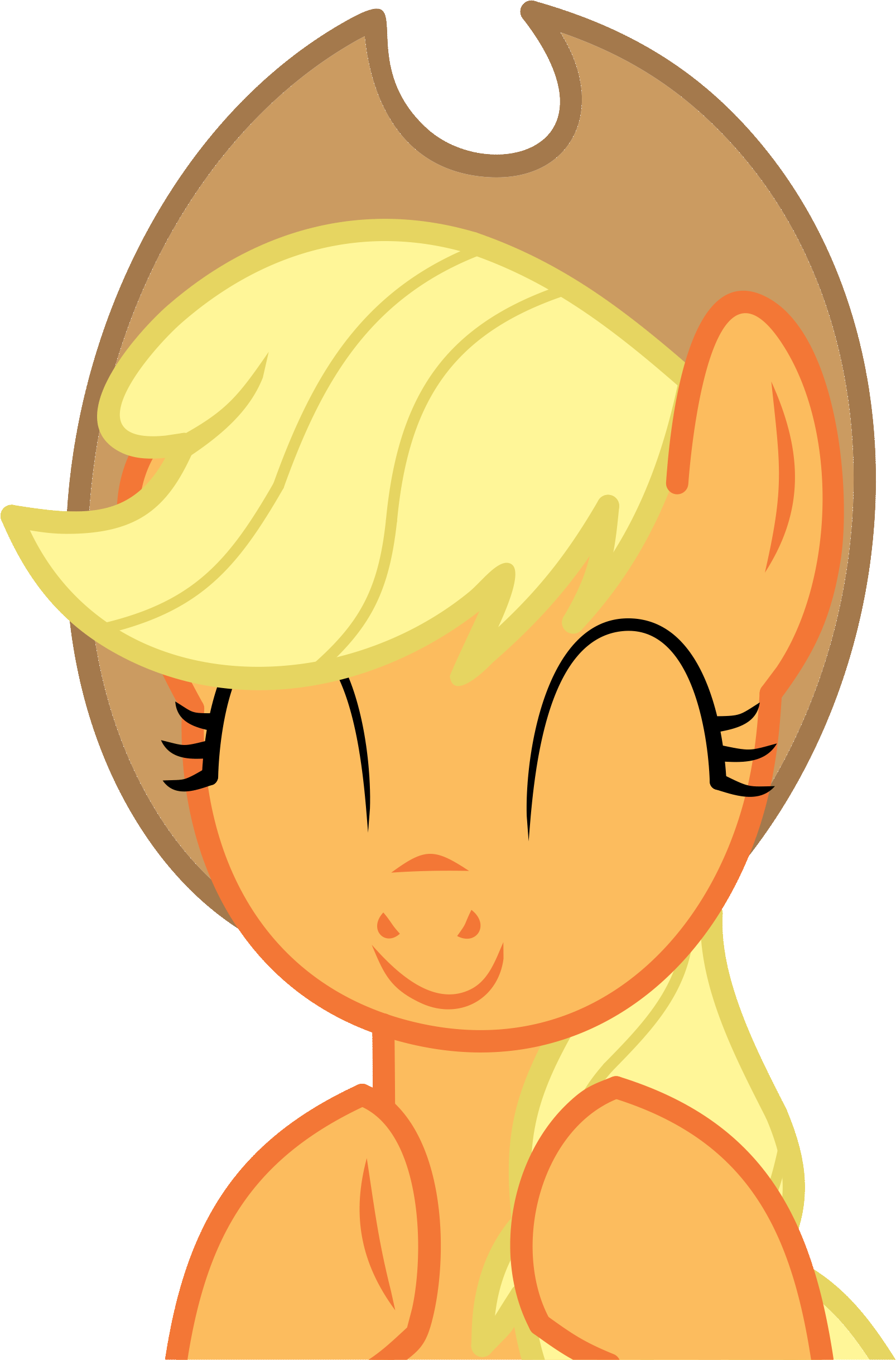 1369567 - safe, artist:cyanlightning, applejack, pony, gauntlet of fire,  animated, clapping, clapping ponies, cute, eyes closed, female, gif,  jackabetes, mare, simple background, smiling, solo, transparent background,  vector - Derpibooru