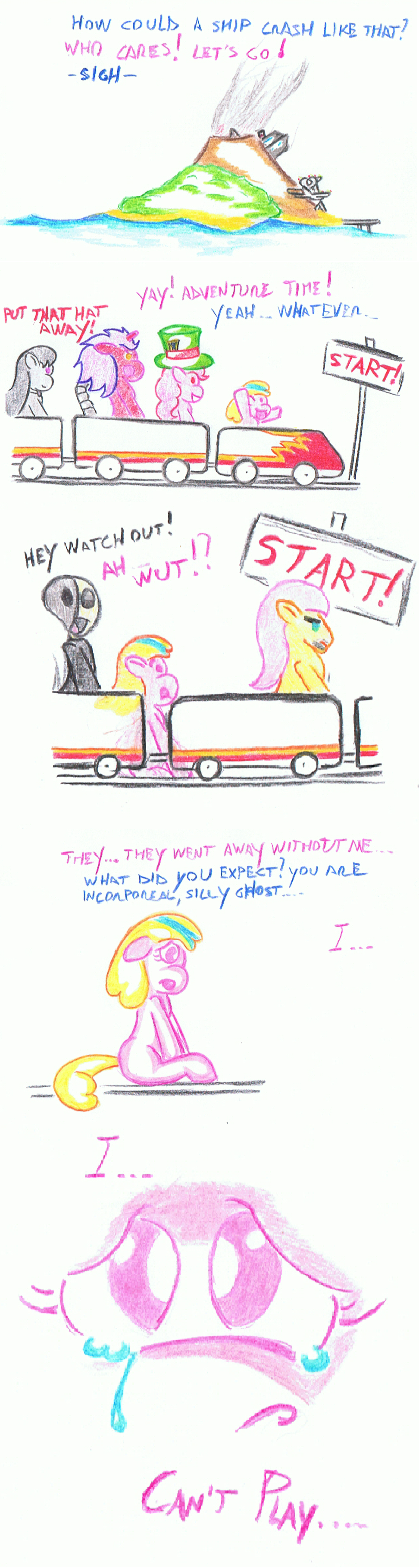 Flutterguy #1391010 - safe, fluttershy, octavia melody, pinkie pie, oc, oc ...