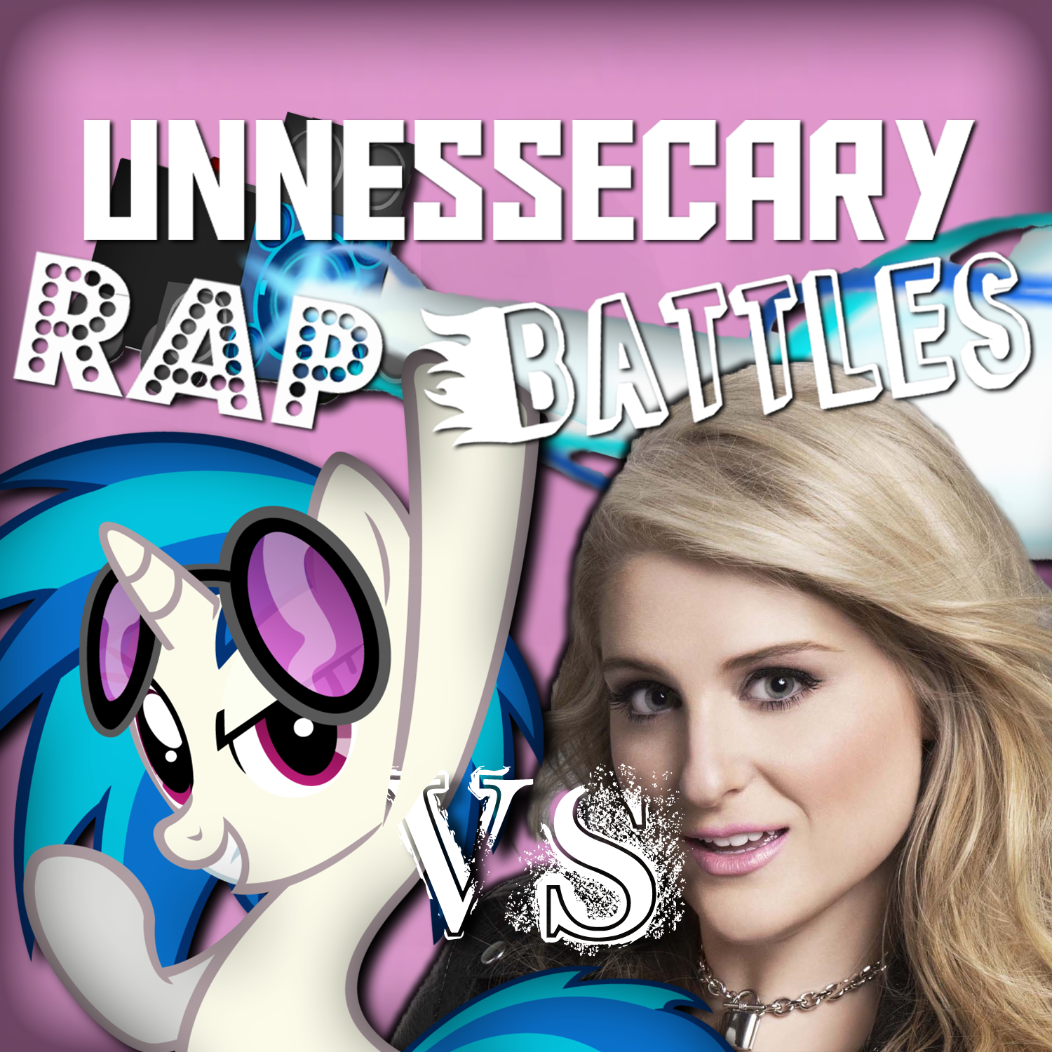 #1378151 - safe, dj pon-3, vinyl scratch, pony, g4, epic rap battles of ...