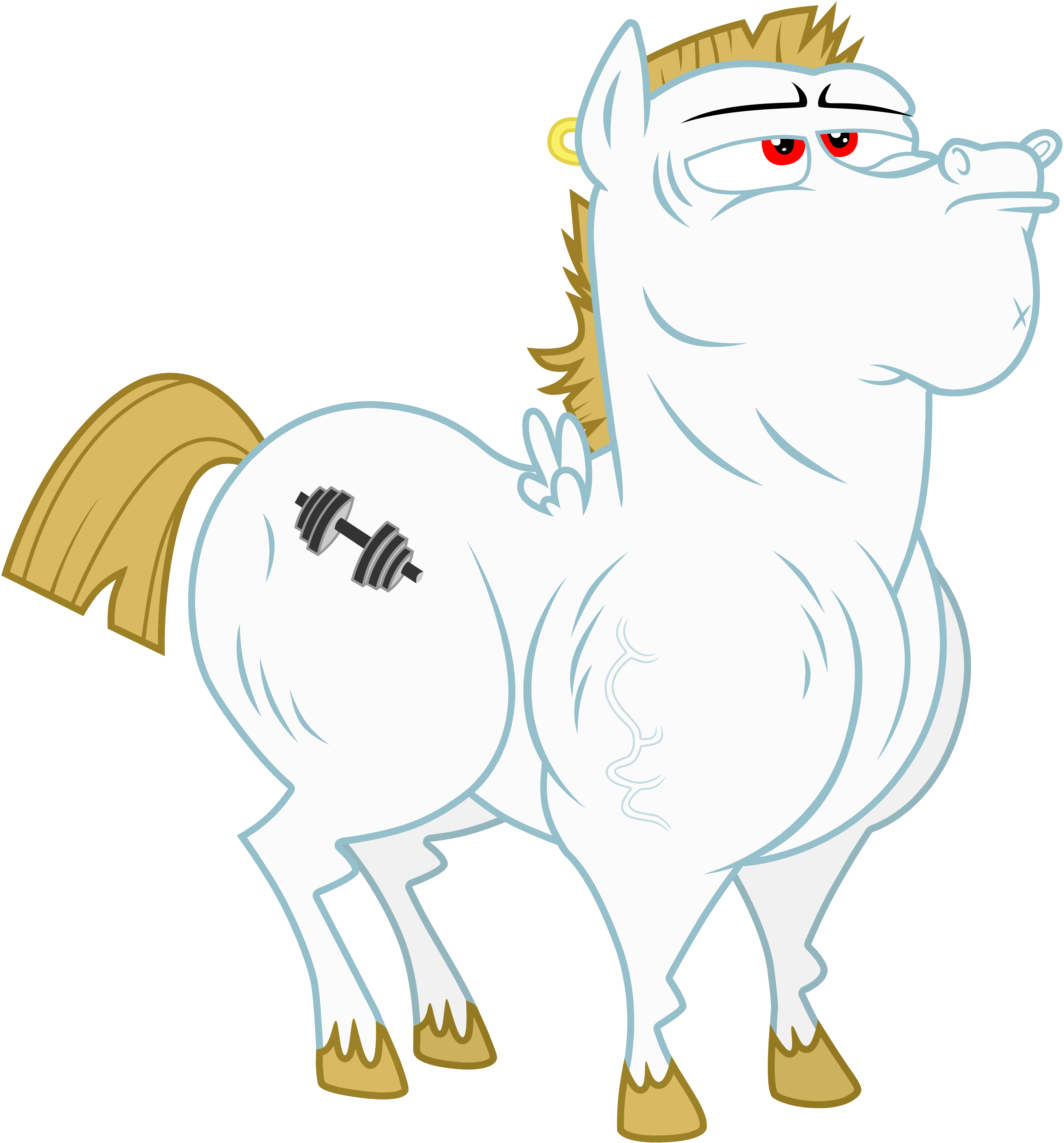 #1491872 - safe, artist:tomfraggle, bulk biceps, pony, g4, high res ...