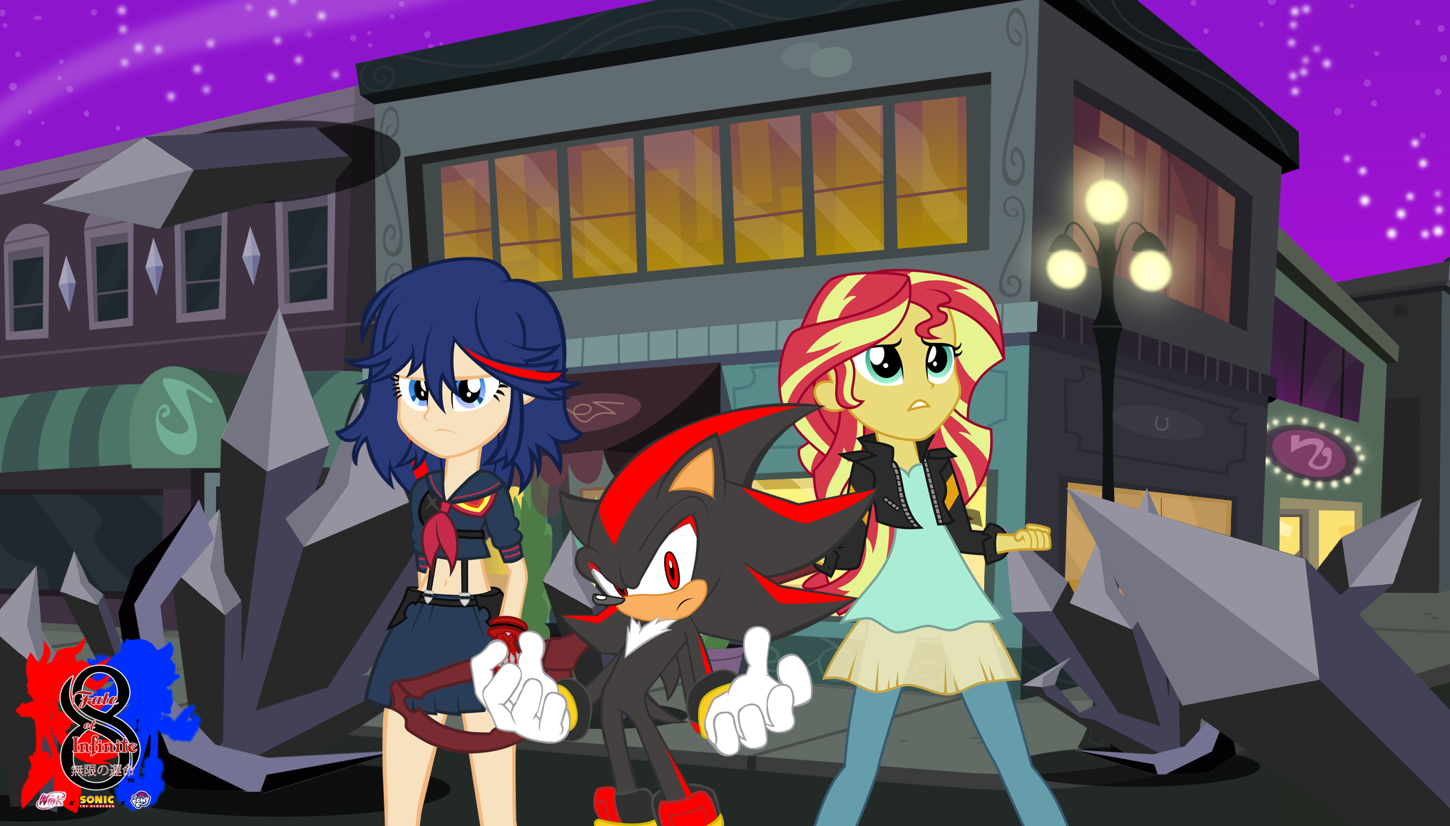 Shadow VS Ryūko Matoi (Sonic the Hedgehog VS Kill la Kill)