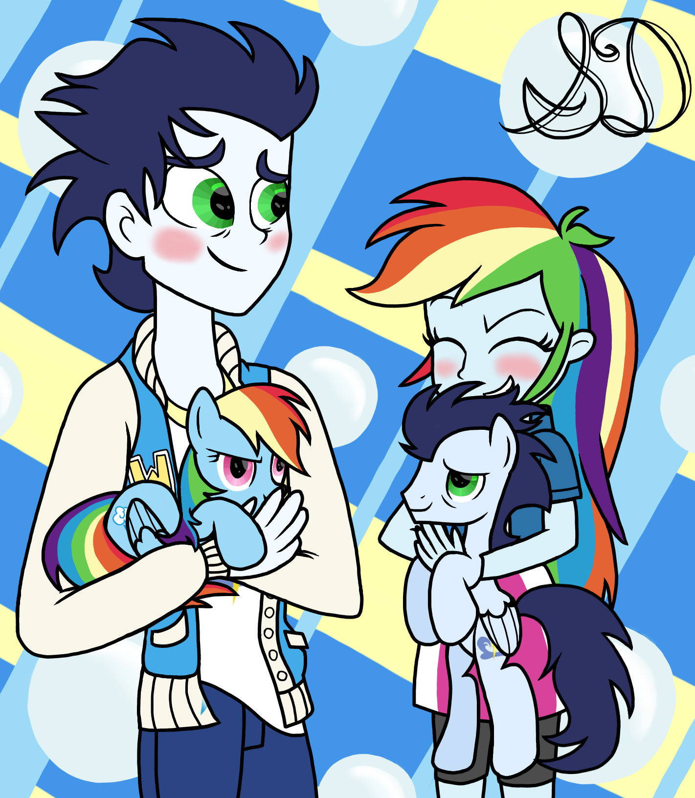 1957067 - safe, artist:mlp-and-anime-rock, derpibooru import, rainbow dash,  soarin', human, 1000 hours in ms paint, base used, female, humanized,  kissing, love, male, ms paint, shipping, soarindash, straight - Twibooru