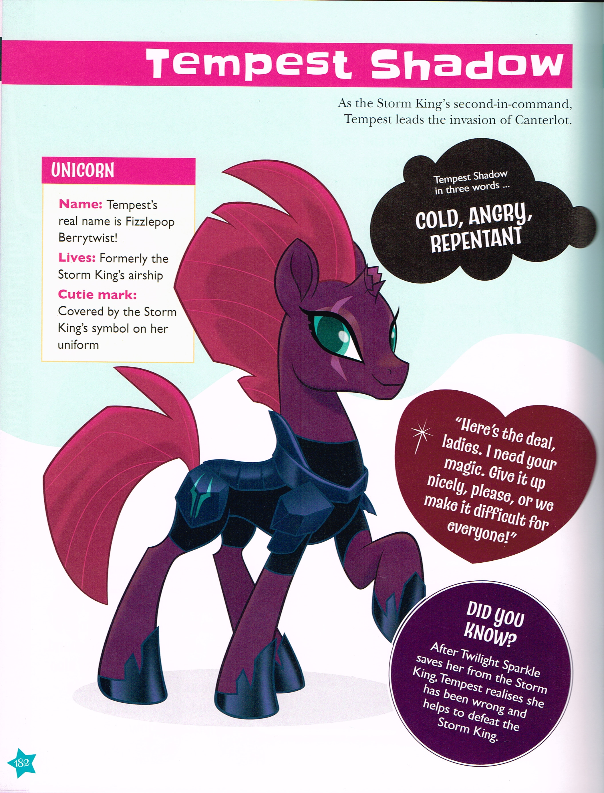 Tempest shadow real name