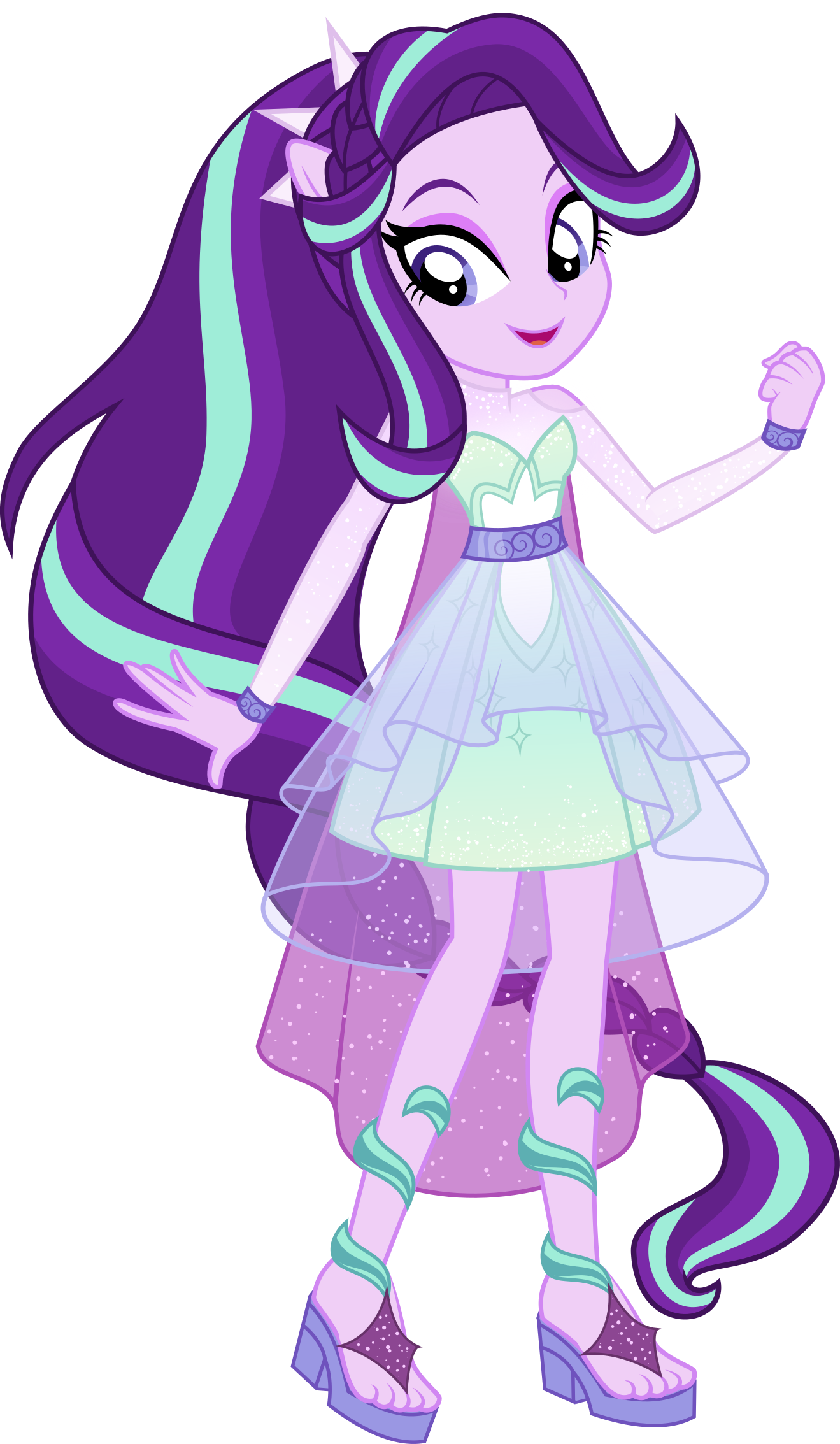 2218892 - safe, artist:azaleasdolls, artist:user15432, character:starlight  glimmer, species:human, my little pony:equestria girls, barely eqg related,  clothing, crossover, disney, disney style, element of justice, fairy, fairy  wings, fairyized, flower