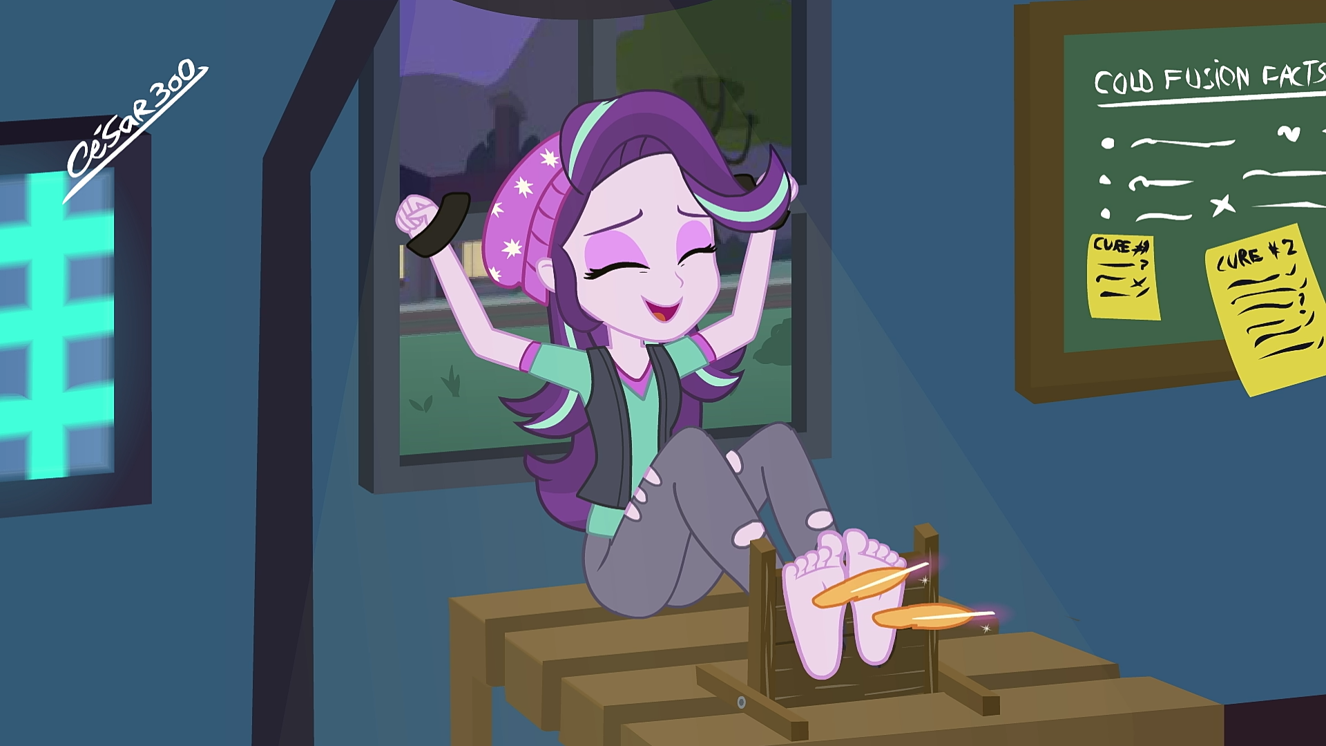 Starlight glimmer feet