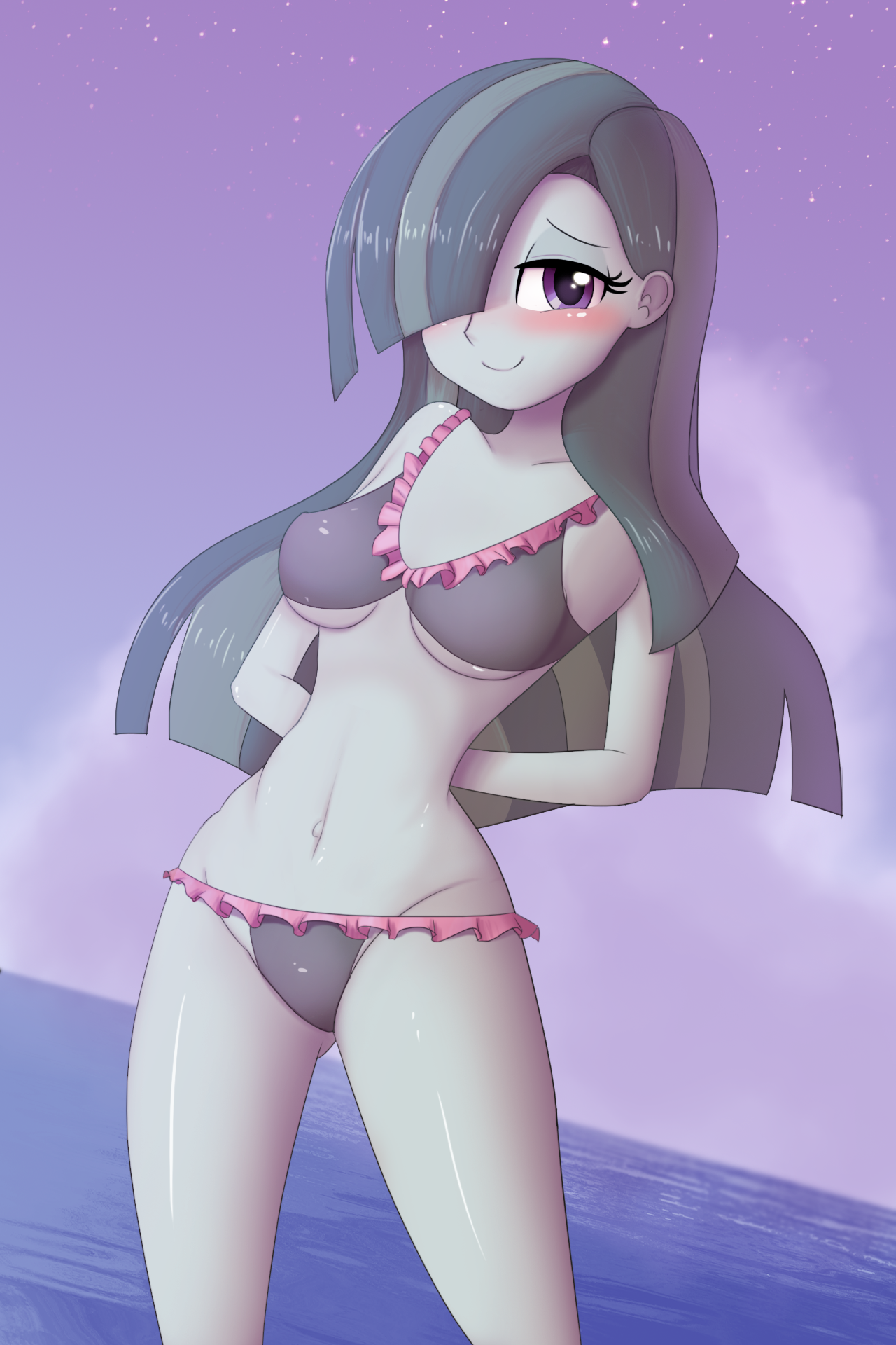 Mlp Porn Marble Pie Sexy - 1672831 - suggestive, artist:zelc-face, marble pie, equestria girls,  adorasexy, arm behind back, beach babe, bedroom eyes, belly button, bicolor  swimsuit, bikini, bikini babe, blushing, breasts, clothes, commission,  cute, equestria girls-ified, female 
