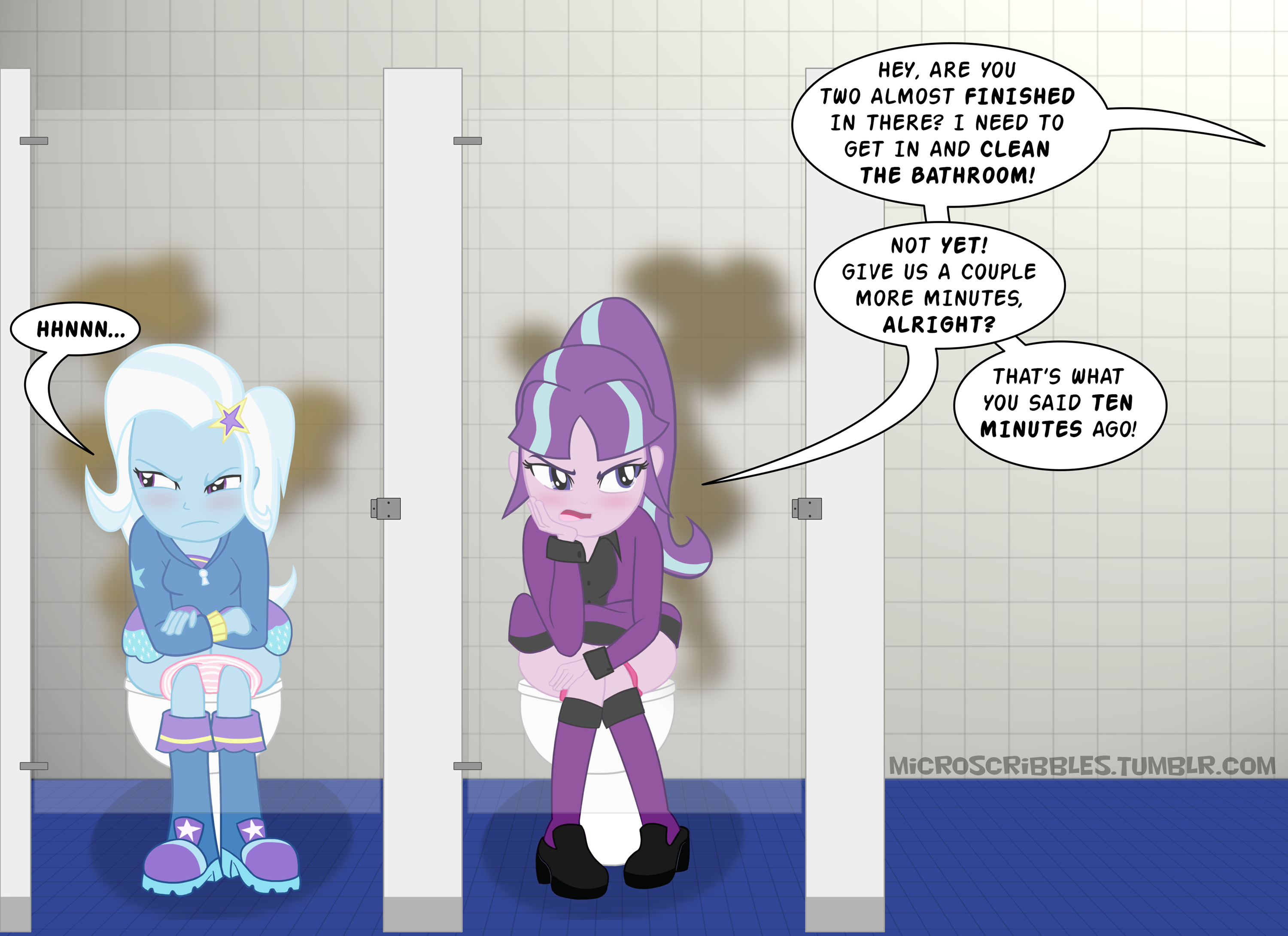 Anime Girl Toilet