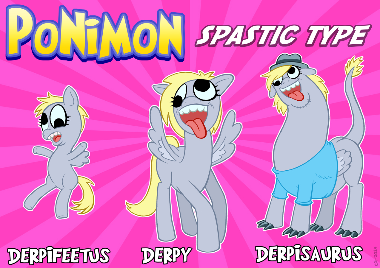 #1746356 - safe, artist:curtsibling, derpy hooves, dinosaur, g4 ...