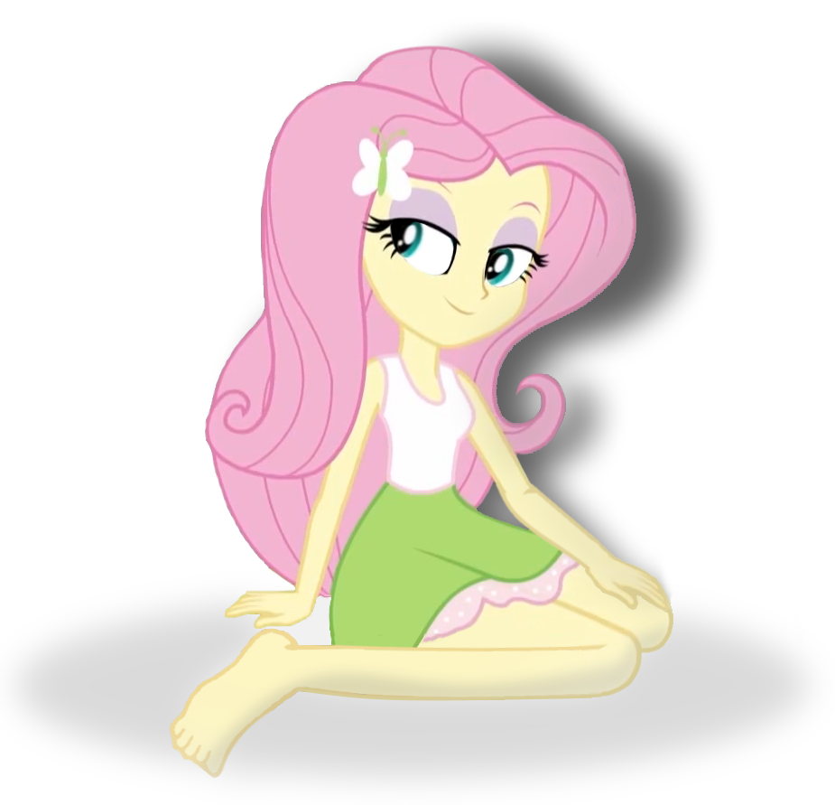 Fluttershy Human Barefoot - 61 фото