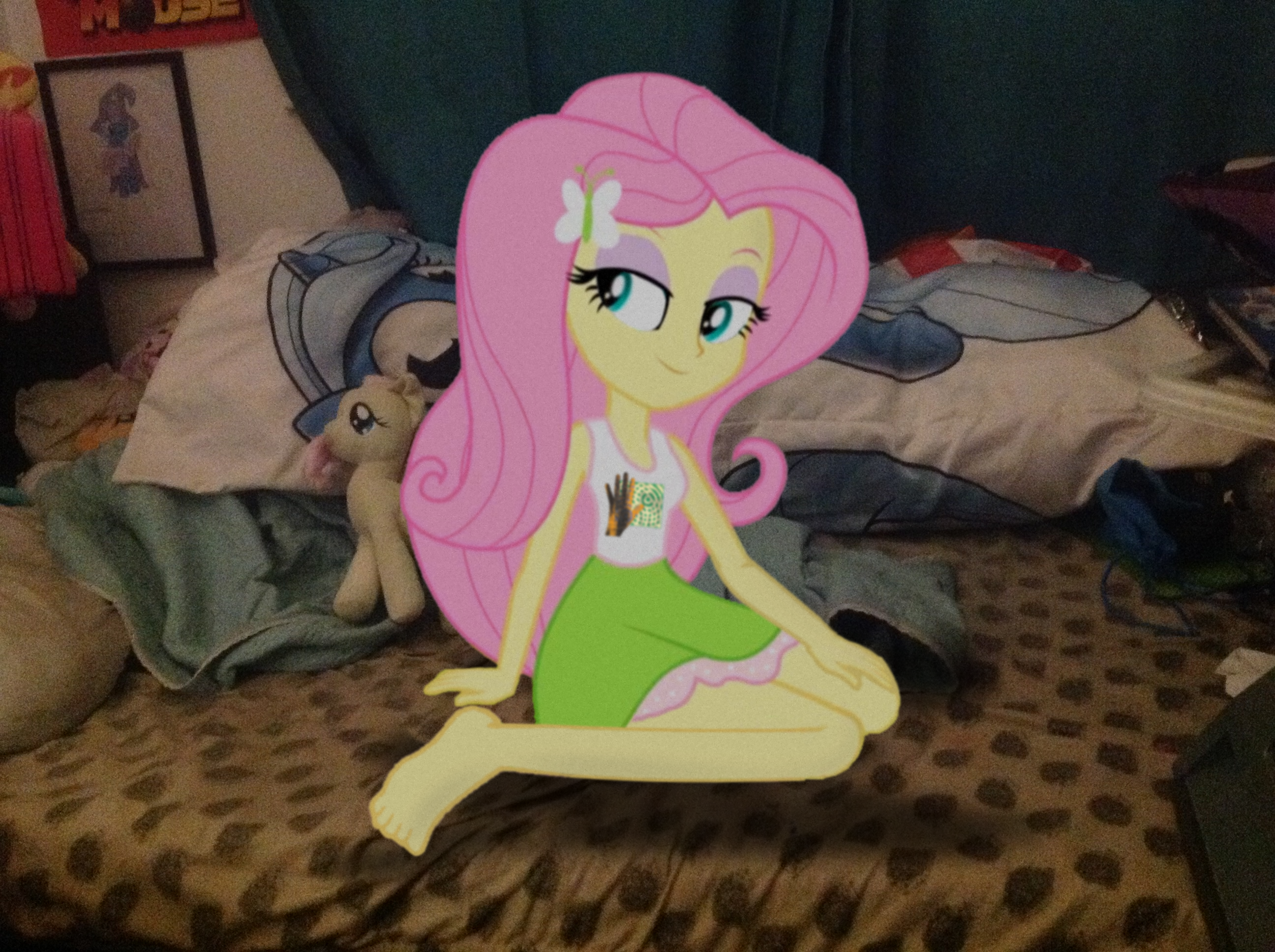 fluttershy body pillow