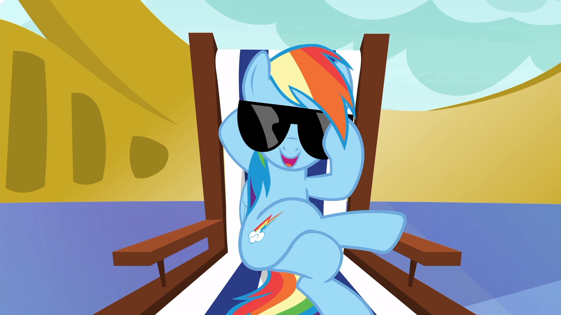 rainbow dash sunglasses wallpaper