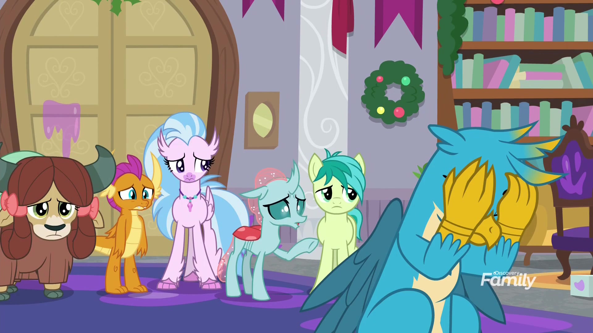 #1810301 - safe, screencap, gallus, ocellus, sandbar, silverstream ...