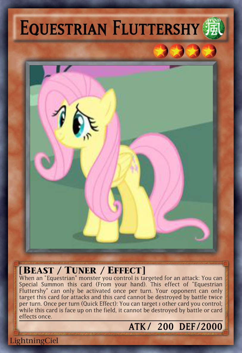 mlp yugioh cards MLP YUGIOH Cards A Friend and I are Printing. Thoughts or Opinions? : r/mylittlepony