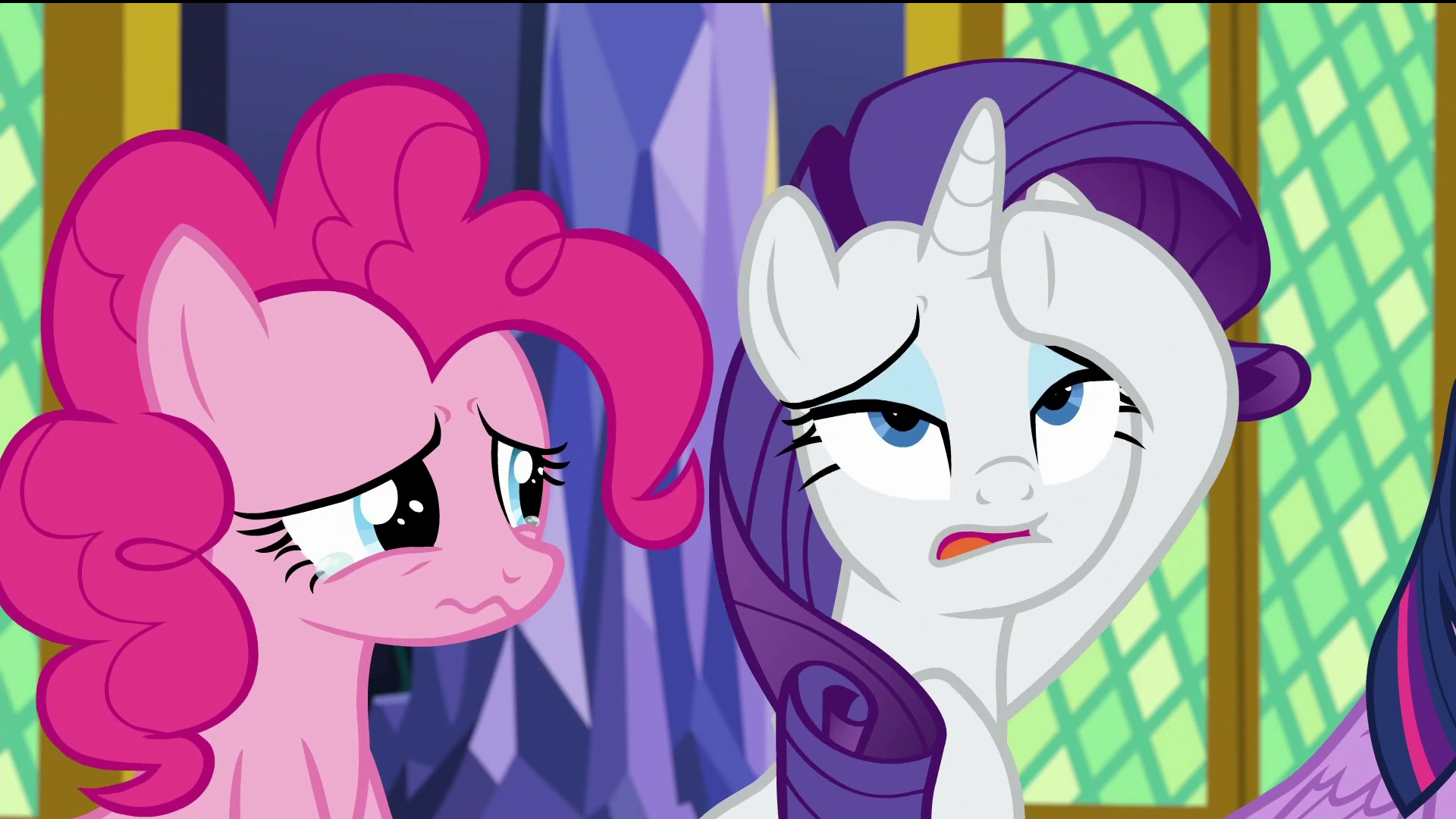 Last Problem Rarity Drawing #2182852 - safe, screencap, pinkie pie, rarity, twilight sparkle ...