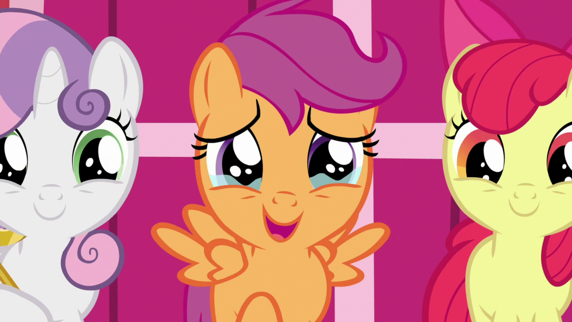 Safe Screencap Apple Bloom Scootaloo Sweetie Belle Pony