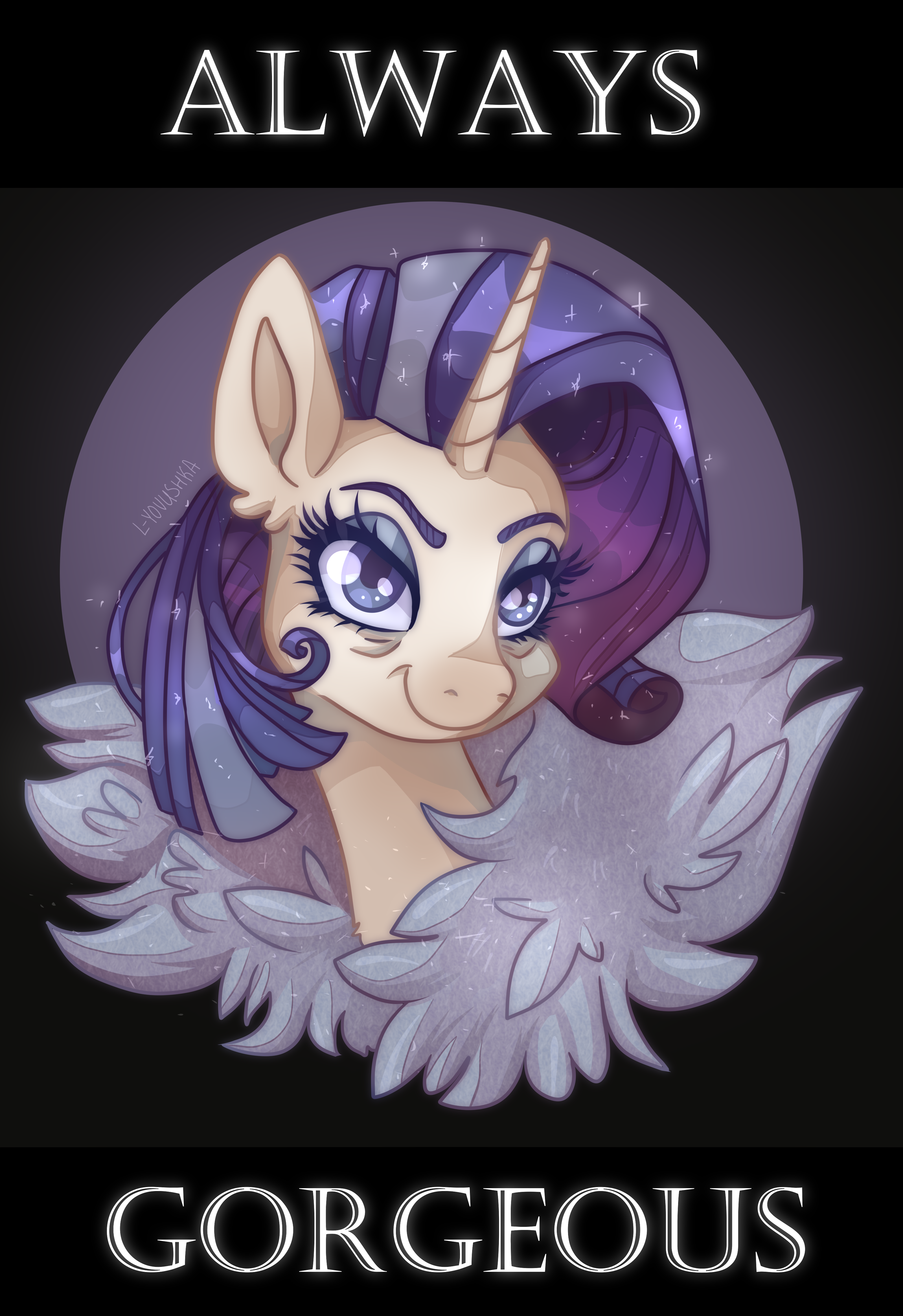 Last Problem Rarity Drawing #2187201 - safe, artist:l-yovushka, rarity, pony, g4, the last problem ...