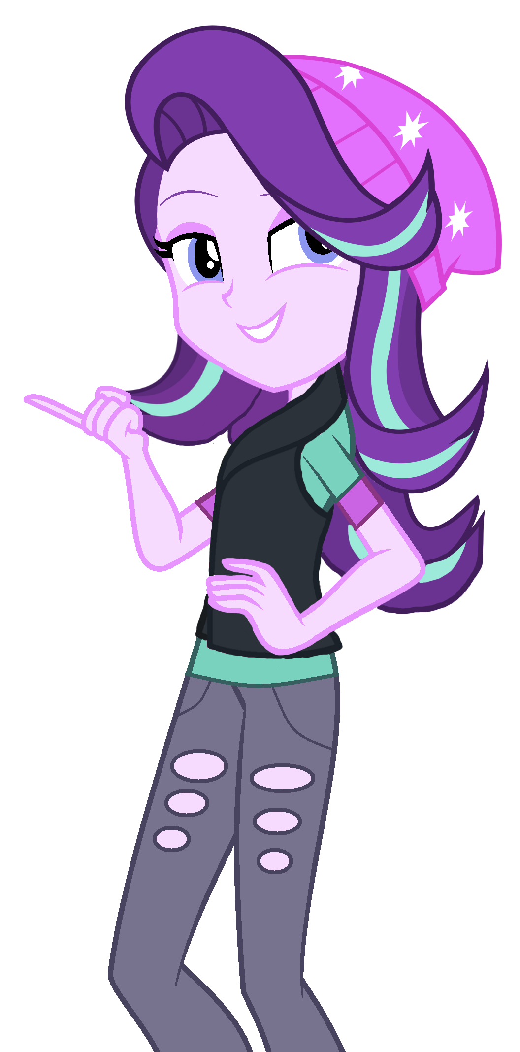 1958043 - safe, artist:themexicanpunisher, edit, edited screencap,  screencap, starlight glimmer, equestria girls, equestria girls specials,  g4, my little pony equestria girls: better together, my little pony equestria  girls: mirror magic, street magic