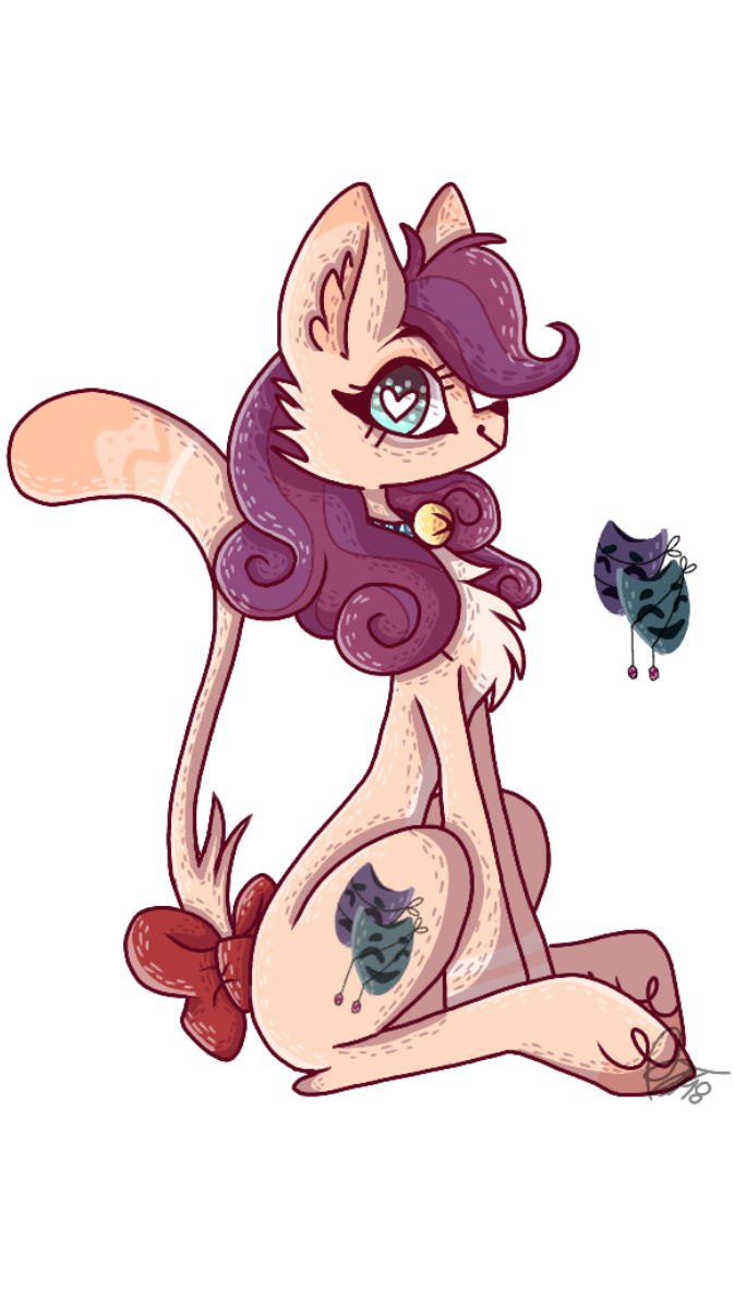 2610449 - safe, artist:eyeburn, oc, oc only, oc:changeling derpy